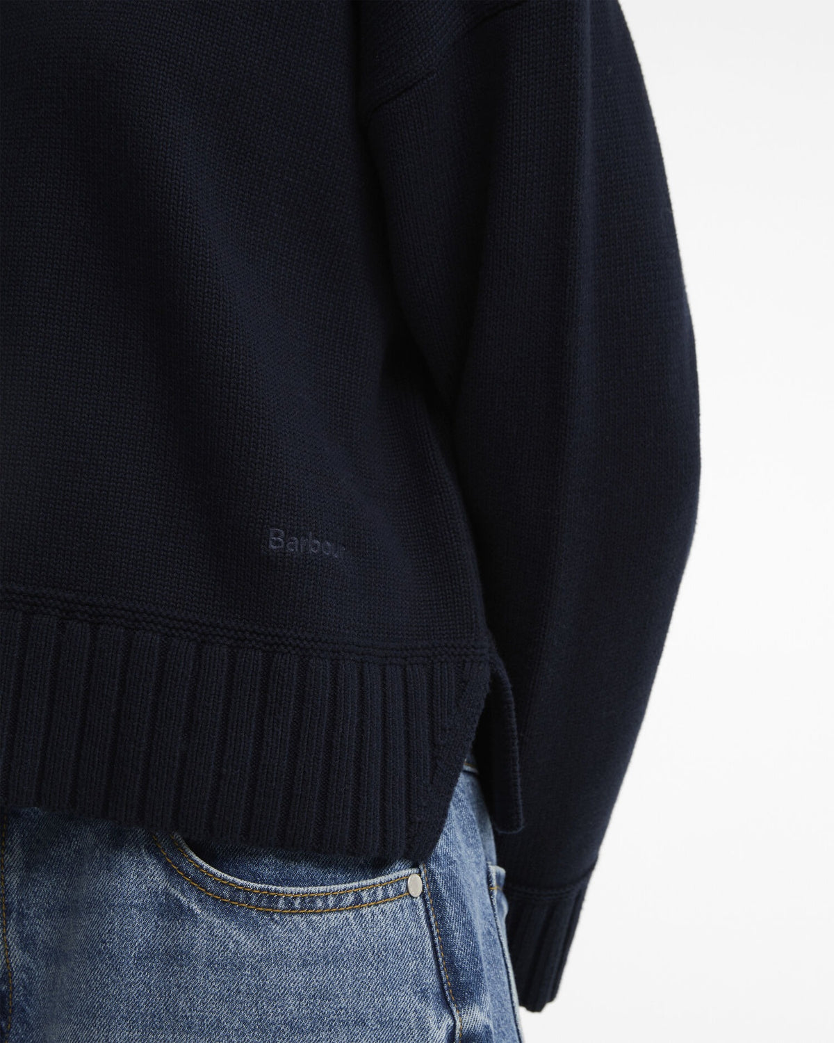 Harling Crew Neck Jumper - Navy