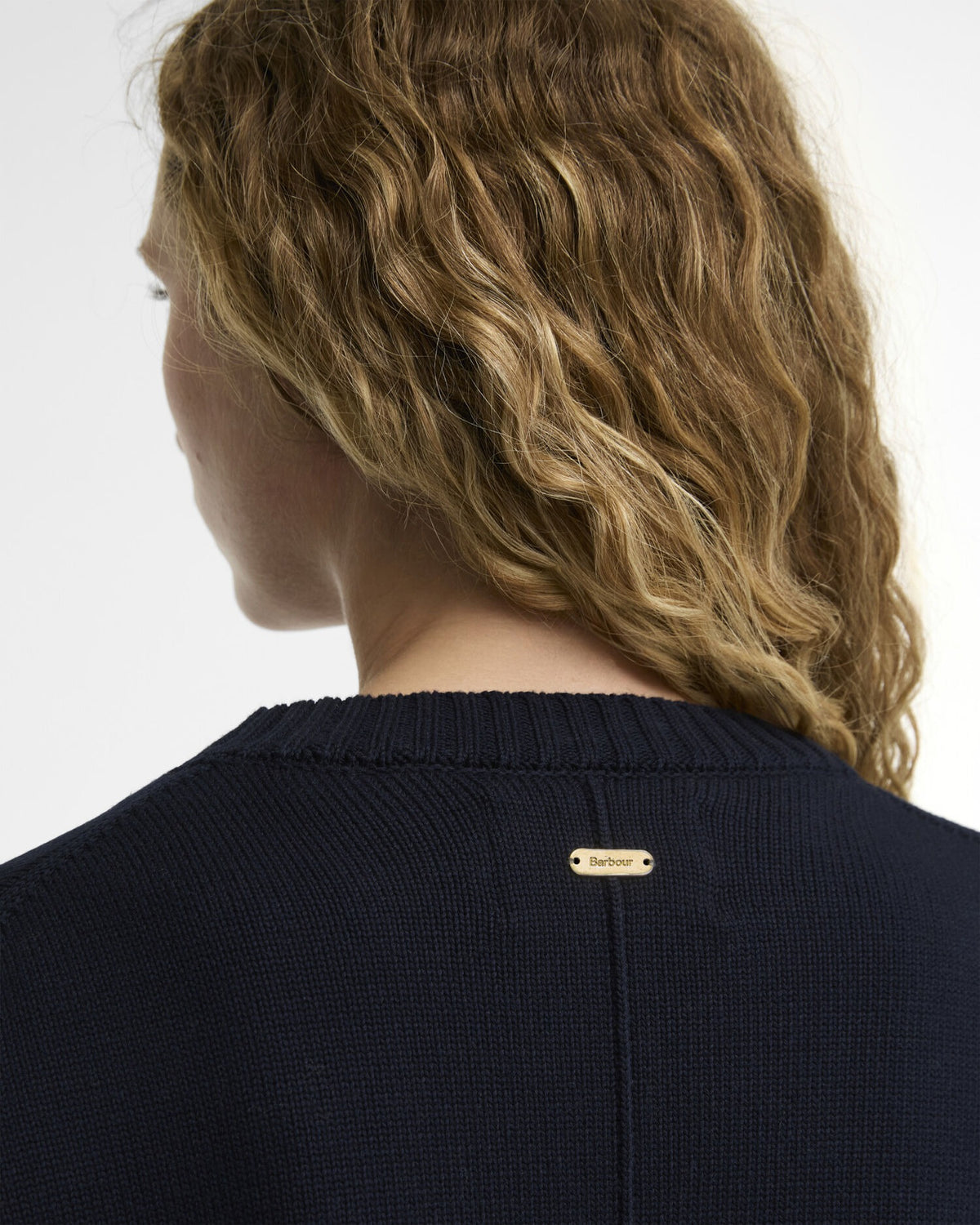 Harling Crew Neck Jumper - Navy