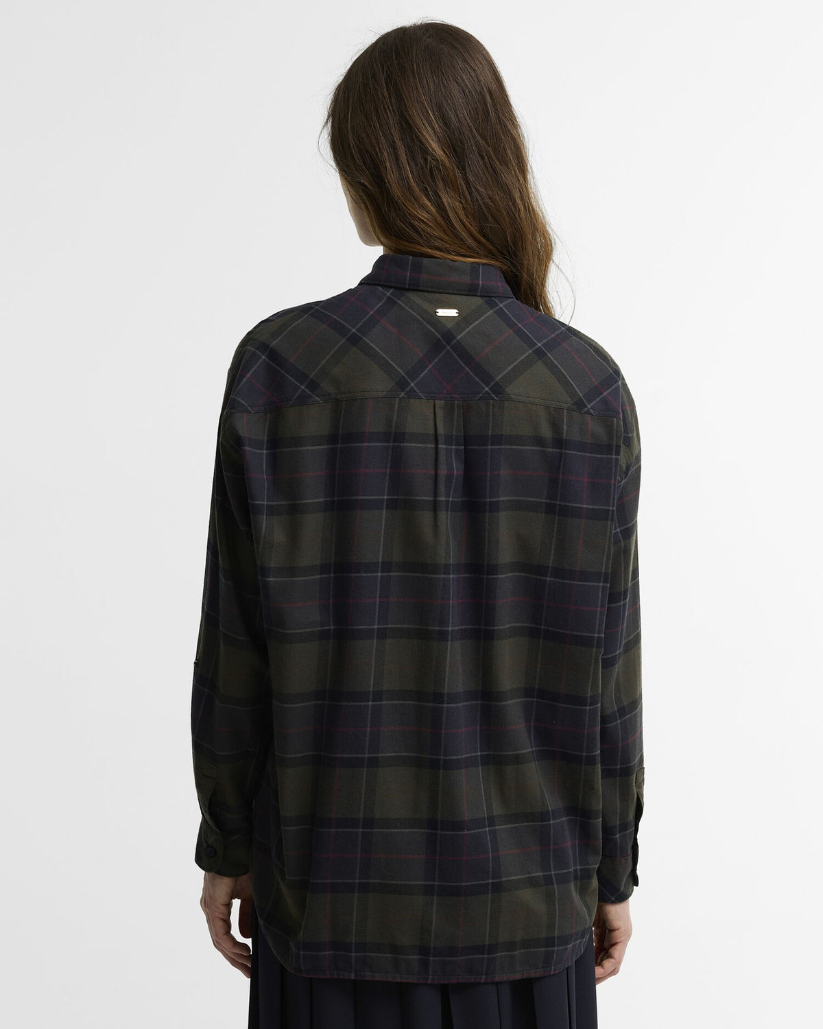 Elishaw Relaxed Long-Sleeved Shirt - Shadow Classic Tartan