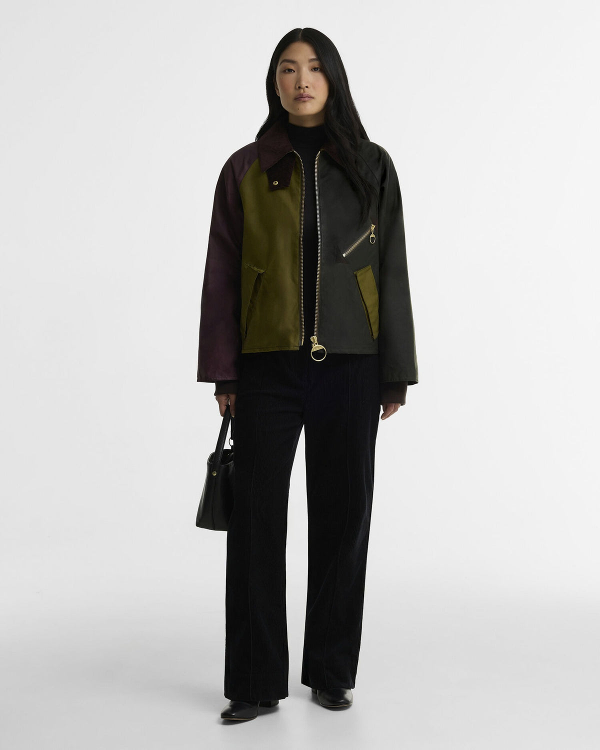 Arlene Waxed Jacket - Golden Olive/Fern/Bordeaux/Muted