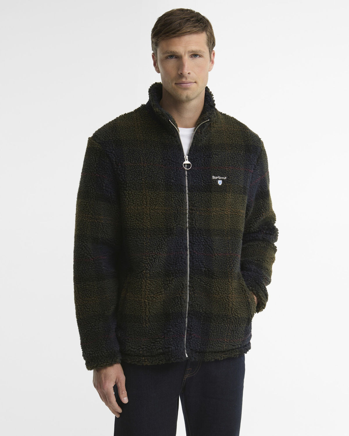 Tartan Sherpa Fleece - Shadow Classic Tartan