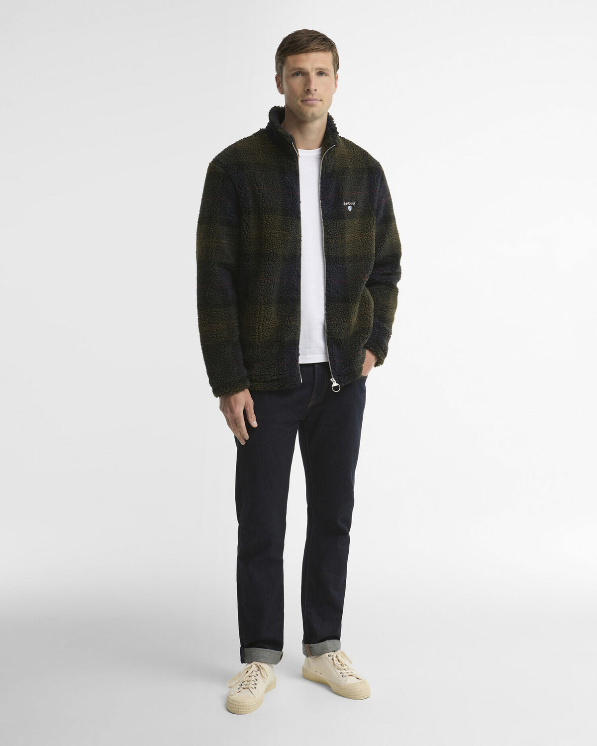 Tartan Sherpa Fleece - Shadow Classic Tartan