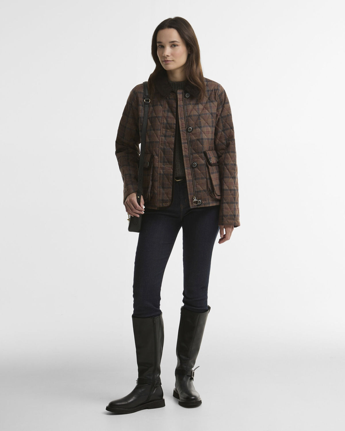 Loudon Tartan Quilted Jacket - Muted Tartan