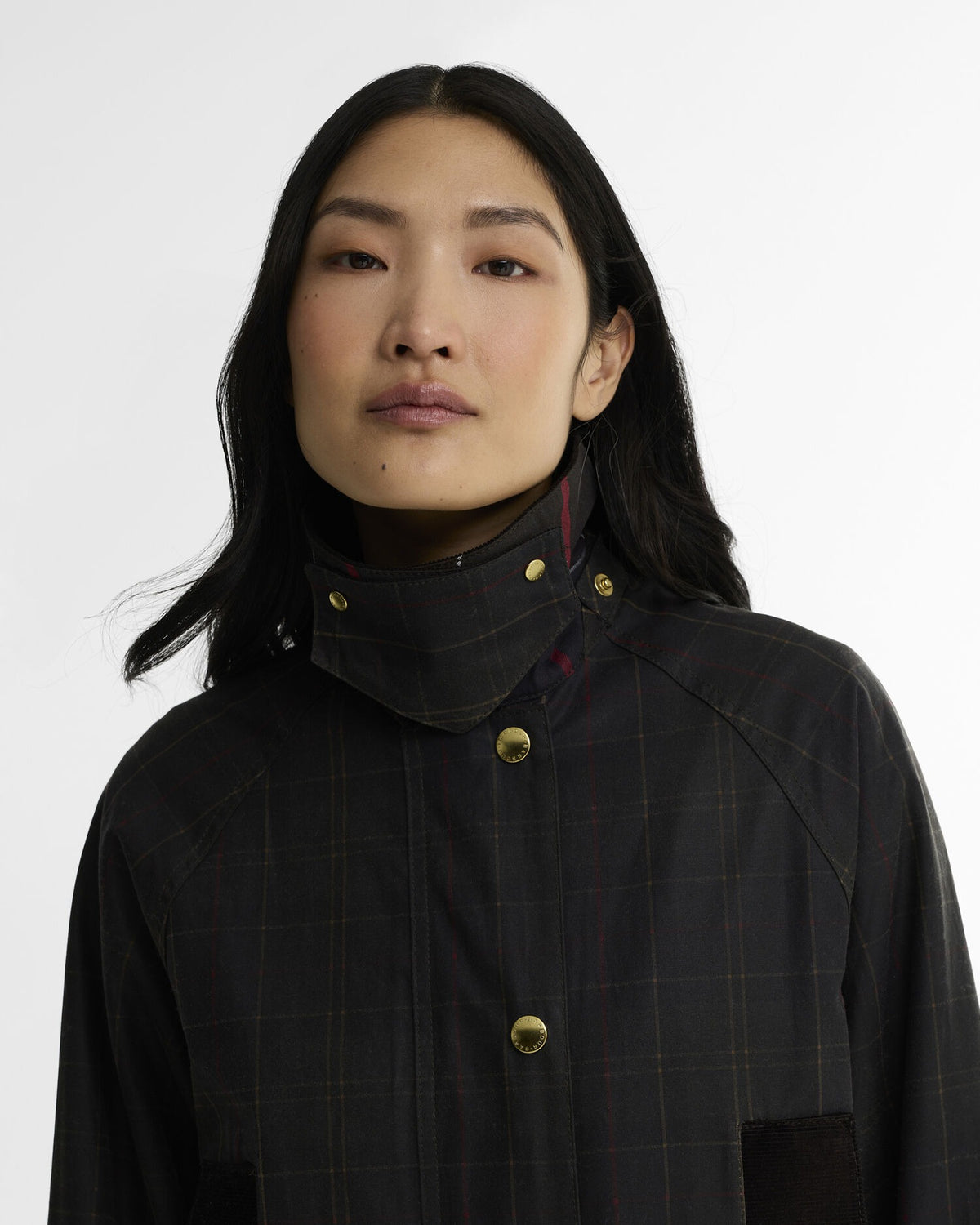 Tartan Reimagined Icons Tartan Modern Beaufort Waxed Jacket - Classic Tartan/Olive