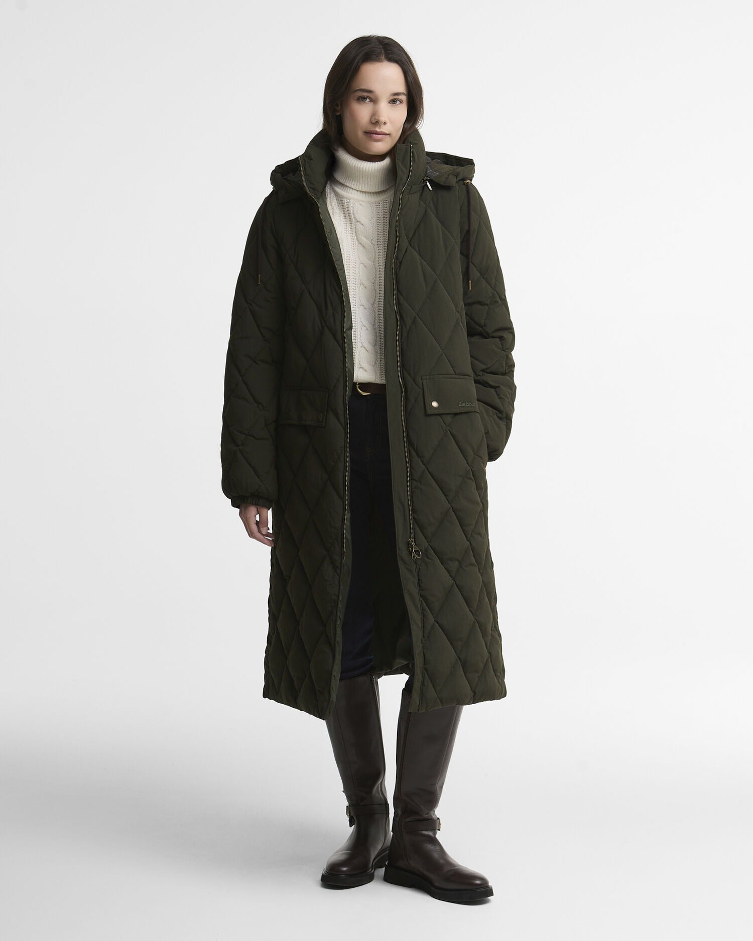 Rafaella Quilted Jacket - Sage/Classic