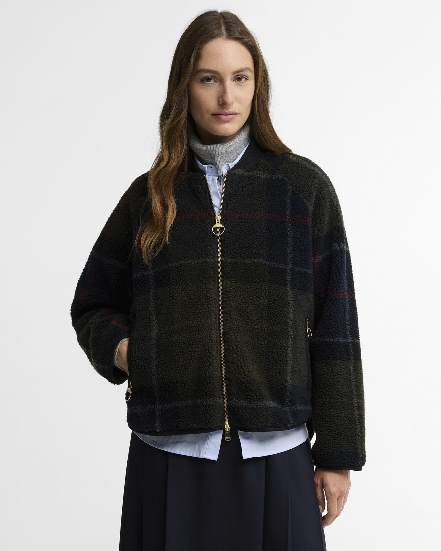 Kirklees Fleece - Shadow Classic Tartan