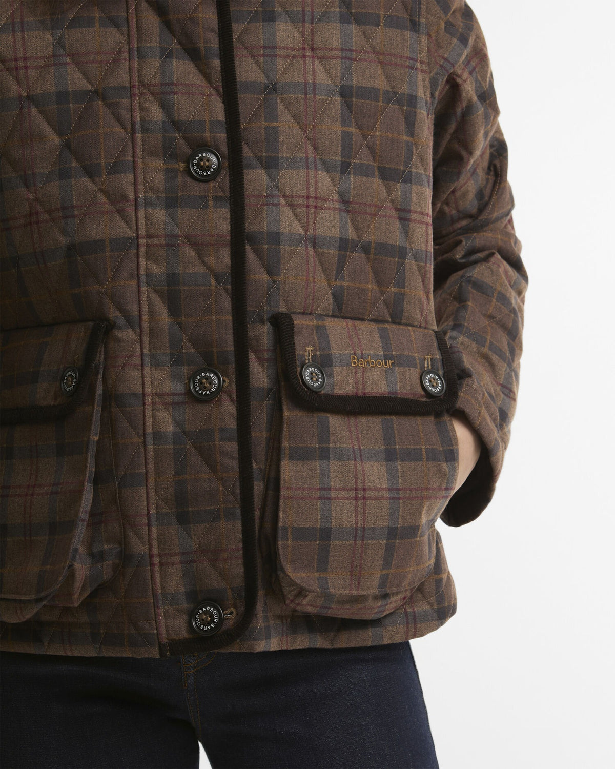 Loudon Tartan Quilted Jacket - Muted Tartan