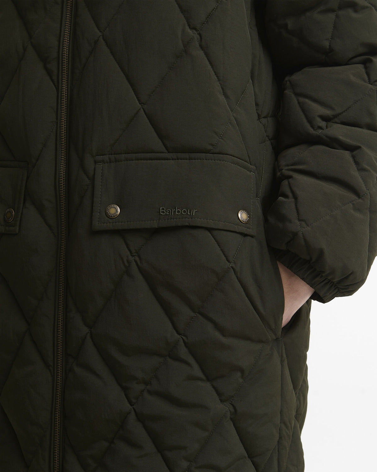 Rafaella Quilted Jacket - Sage/Classic