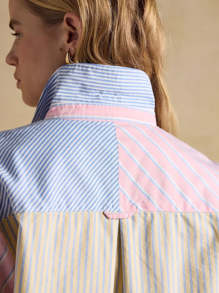 Hotchpotch Striped Boyfriend Fit Oxford Shirt