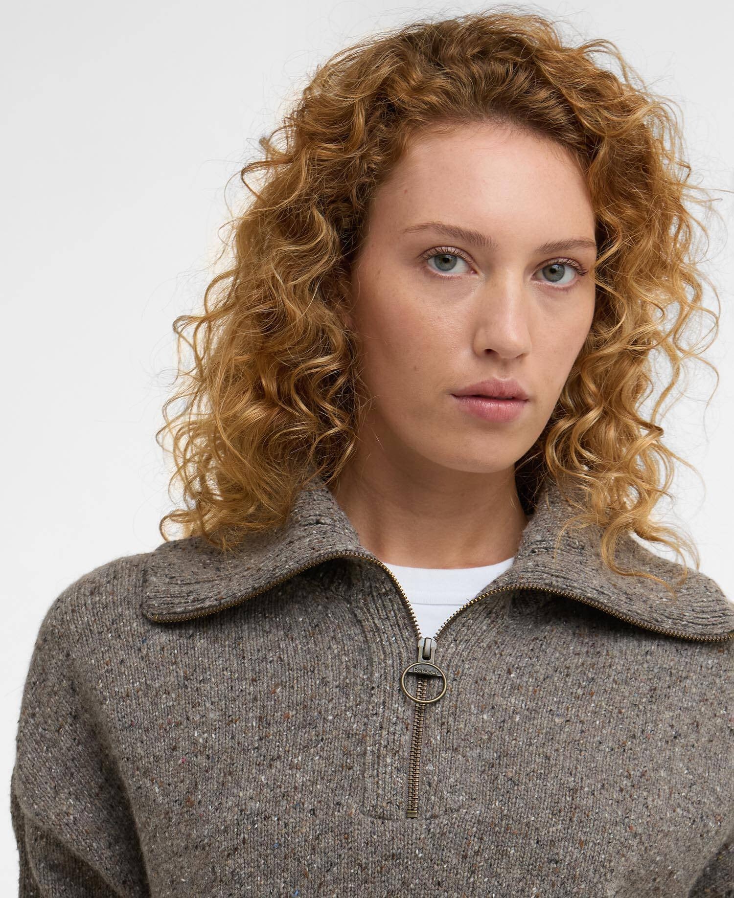 Lavensdale Half-Zip Jumper - Mink
