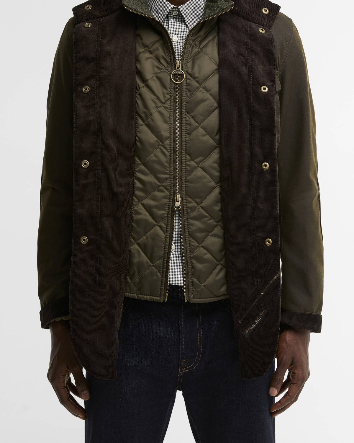 Ogston Waxed Jacket - Olive