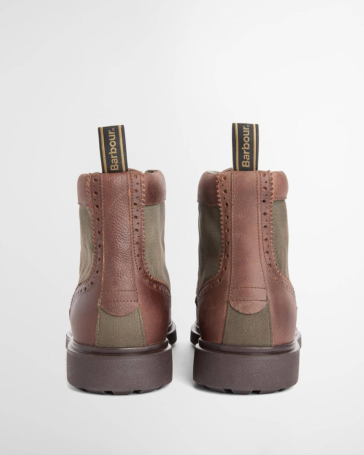 Barmoor Brogue Boots - Dark Brown