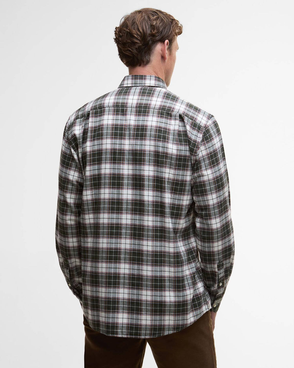 Telfield Regular Long-Sleeved Shirt - Olive