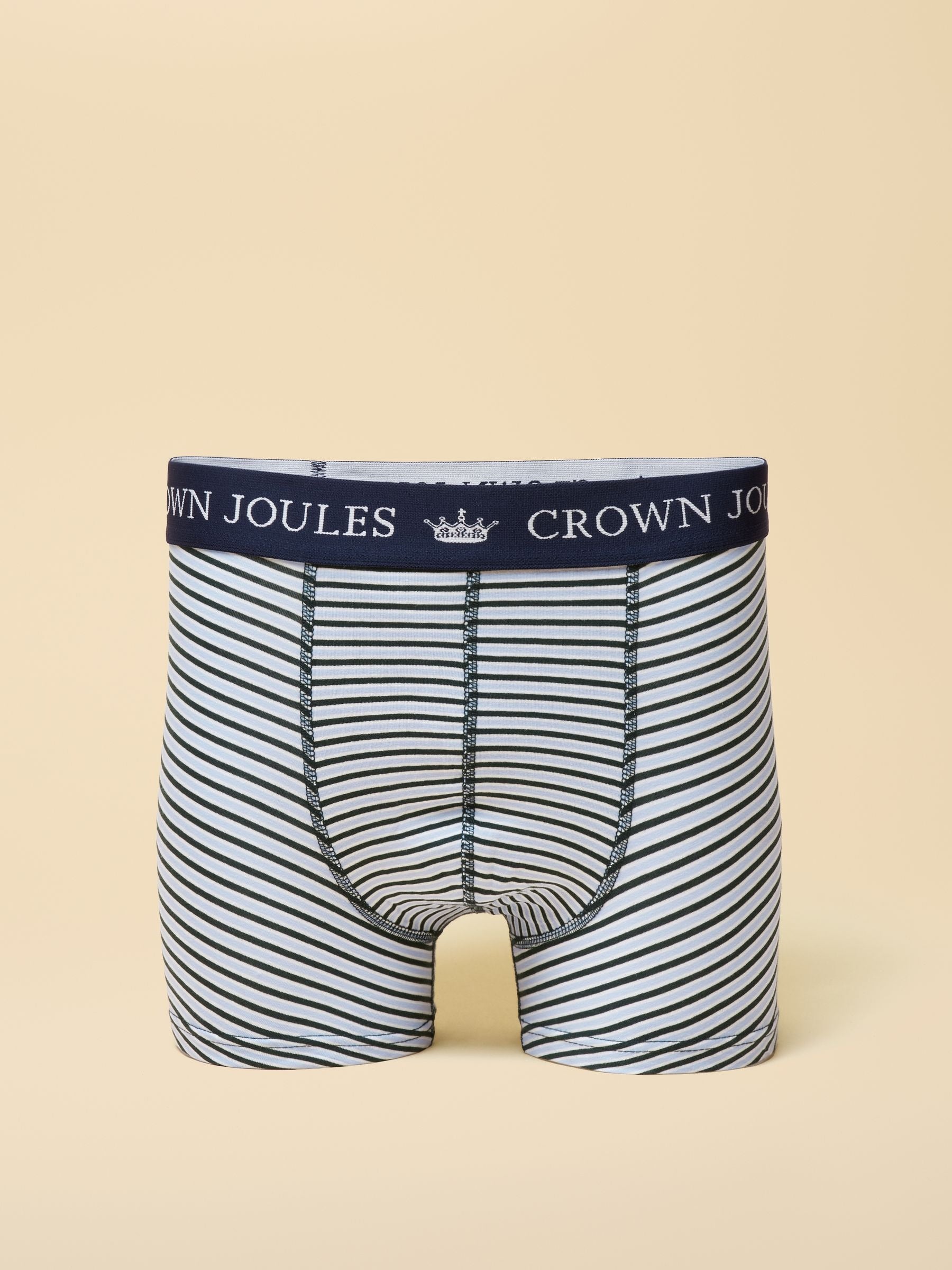 Crown Joules Green Cotton Jersey Boxer Shorts - 2 Pack