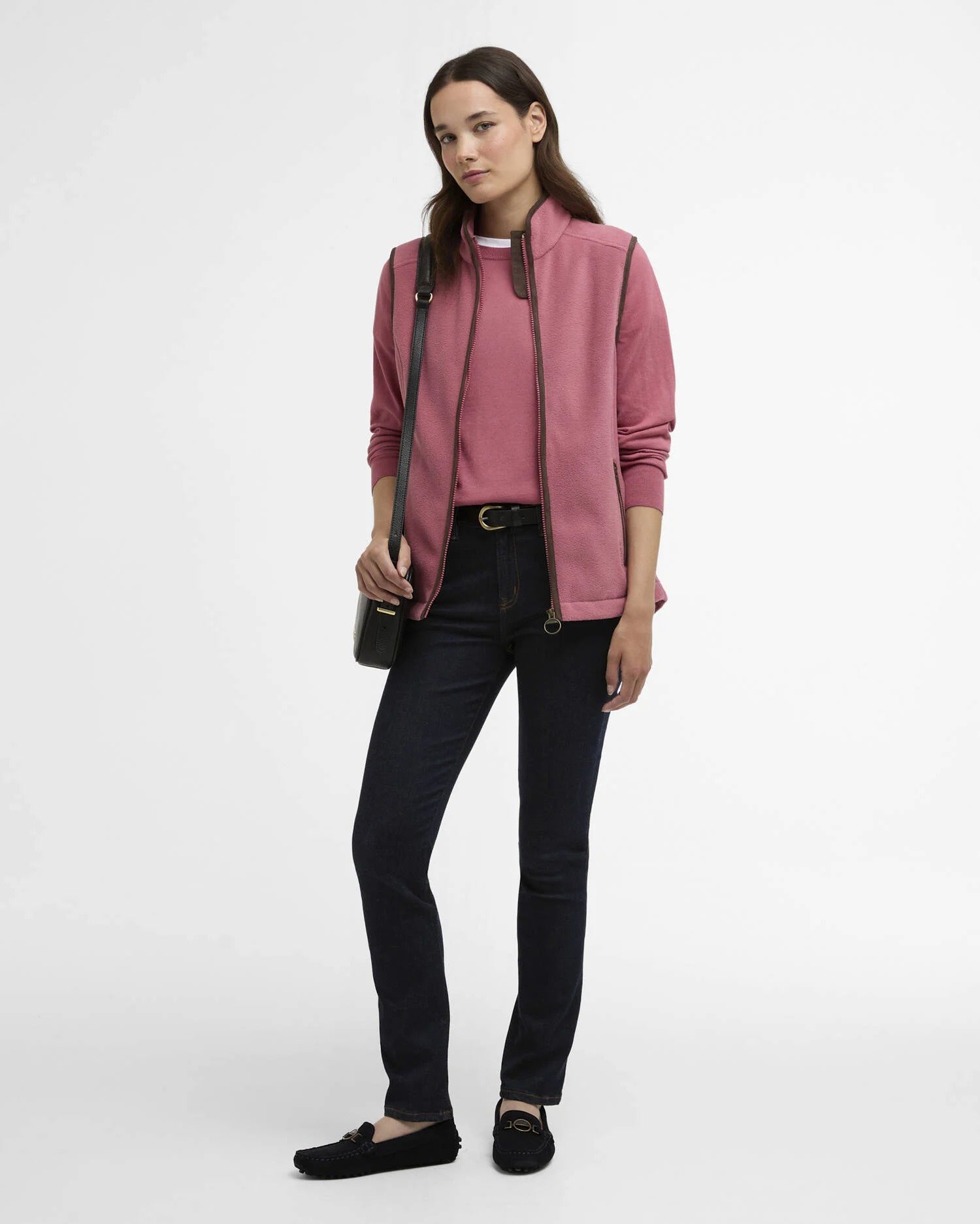 Country Colton Fleece Gilet - Wildberry