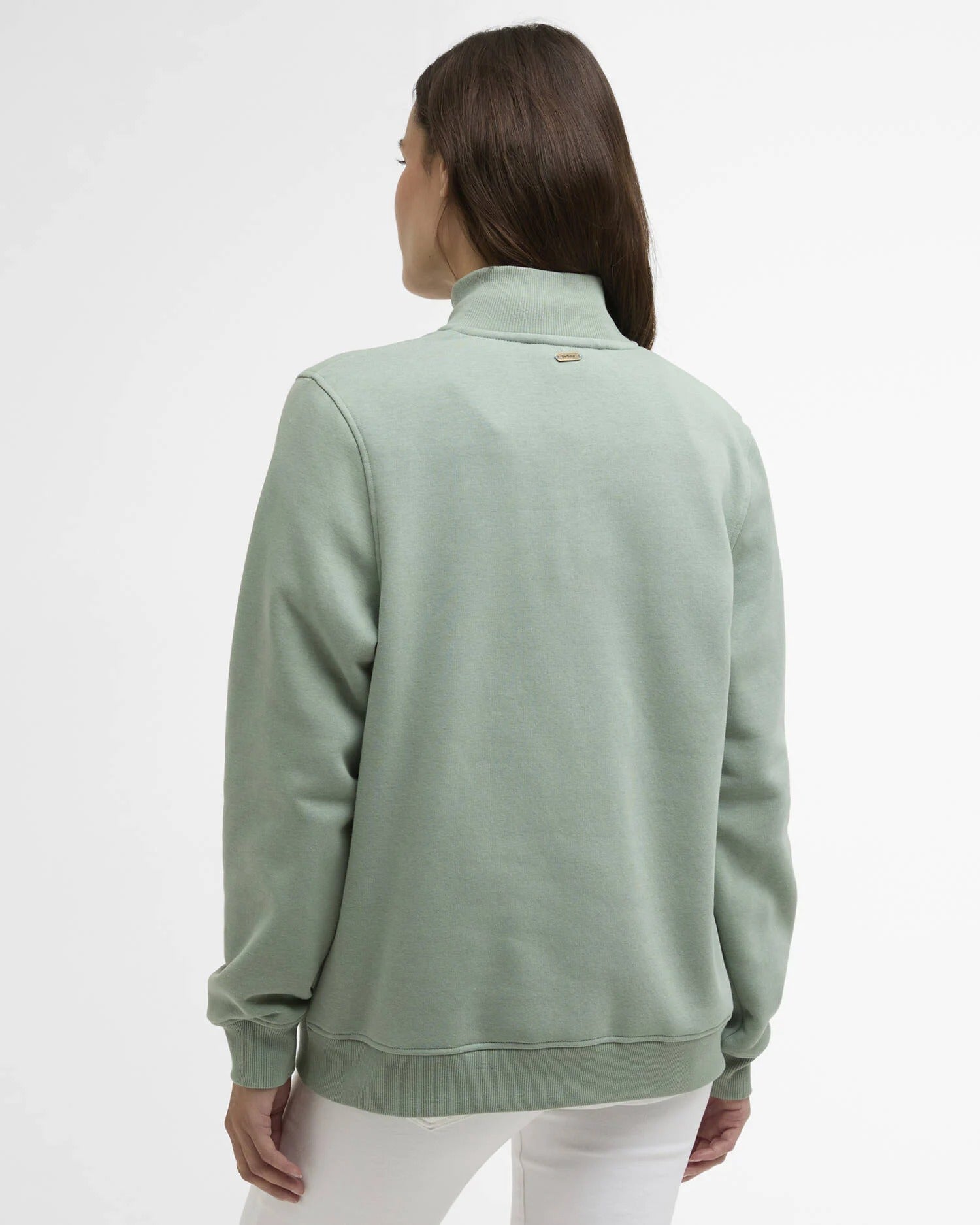 Cynthia Quarter-Zip Jumper - Blue Sage