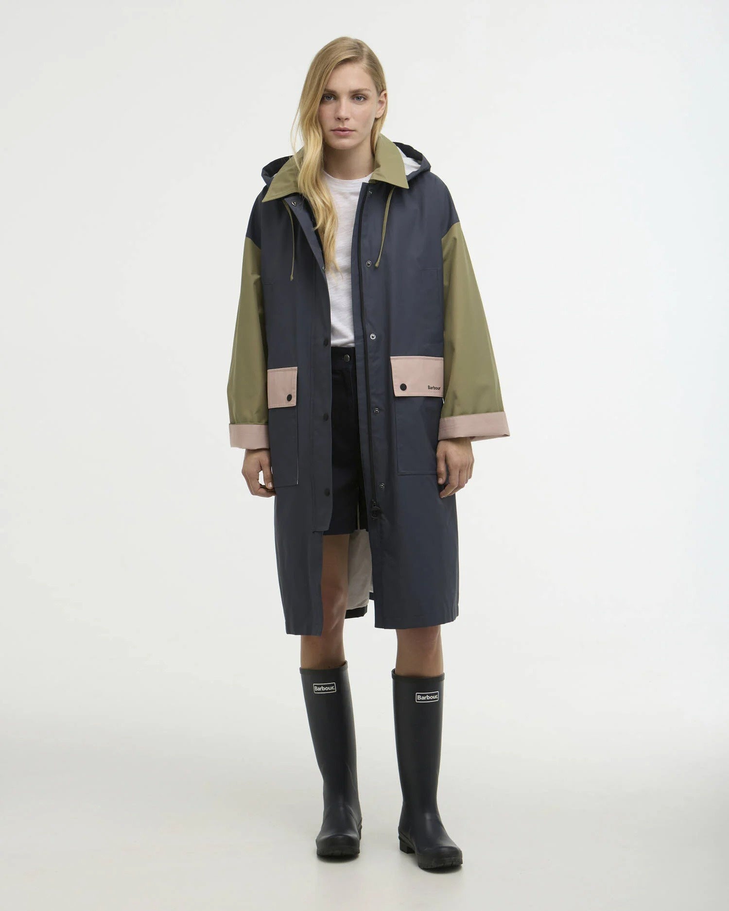 Blearigg Showerproof Jacket - Dusk Grey / Gardenia / Bleached Olive / Lilac Ash
