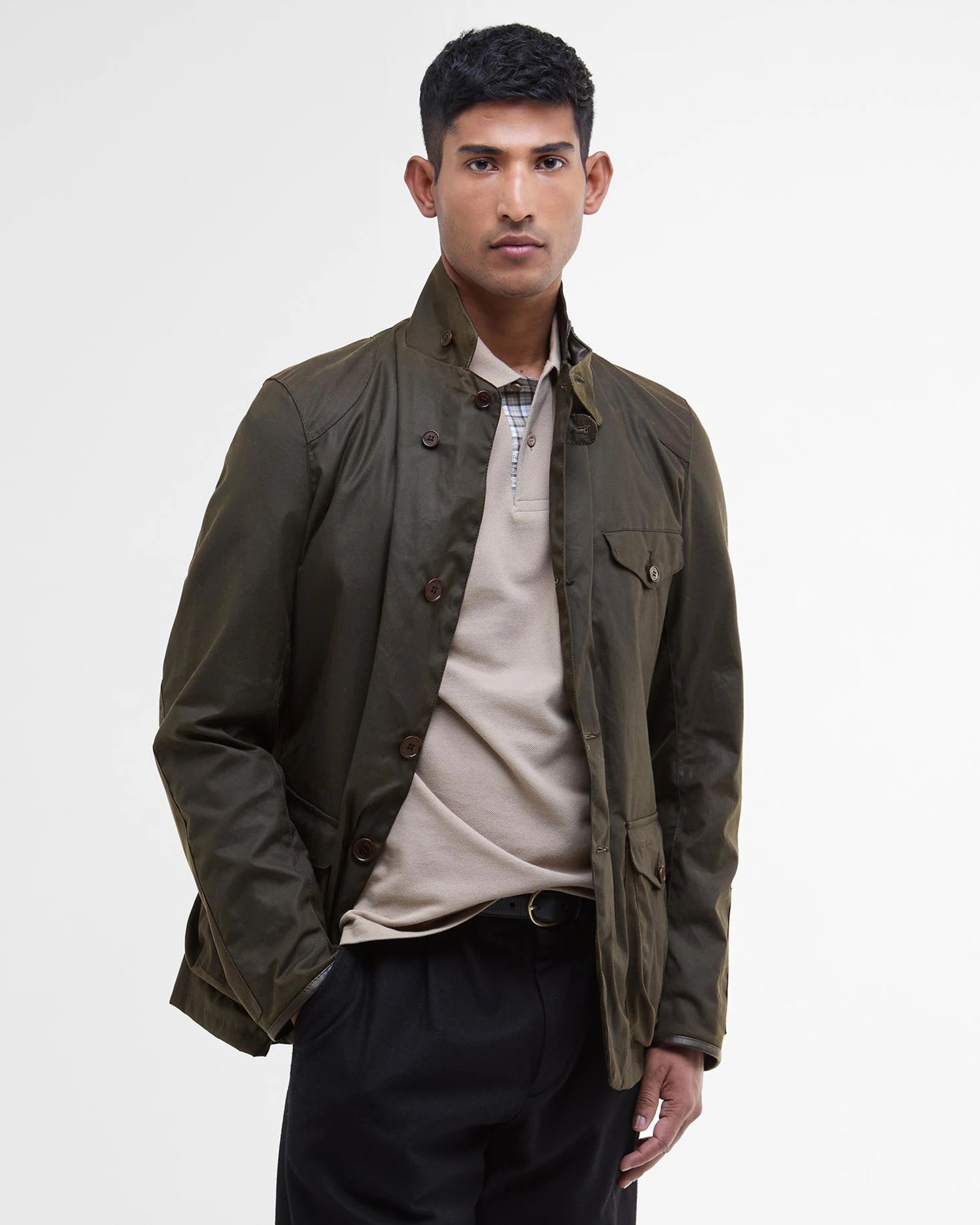 Beacon Sports Wax Jacket Olive - Main Image