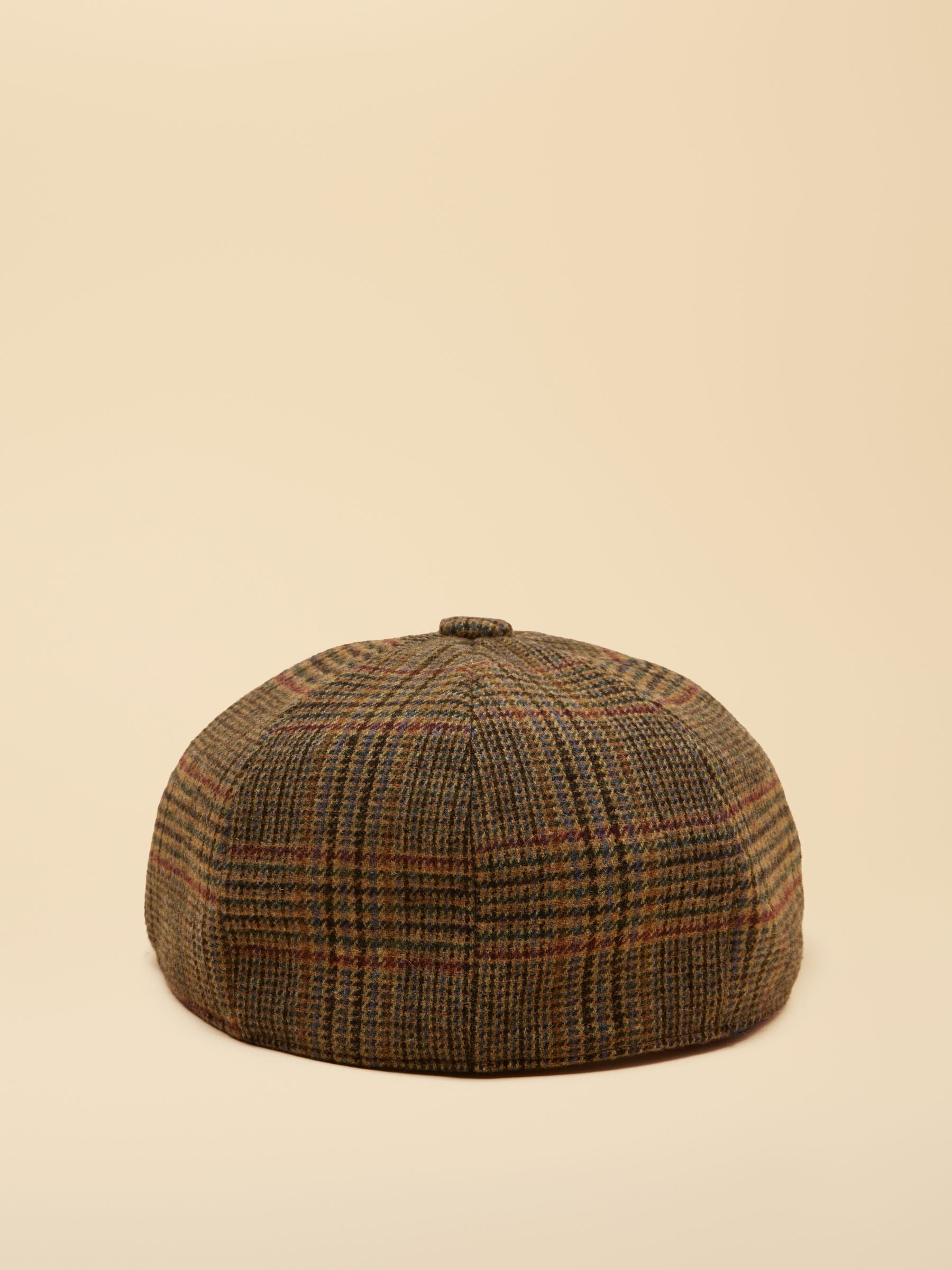 Harrogate Brown Check Baker Boy Hat