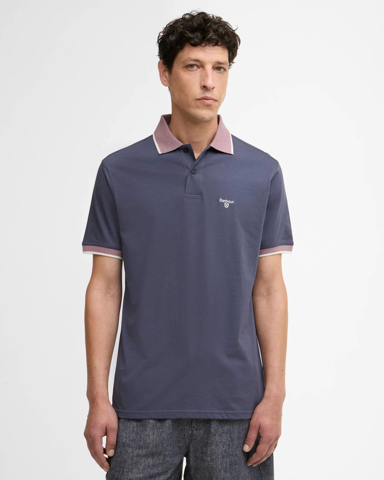 Cornsay Short-Sleeved Polo Shirt - Washed Navy