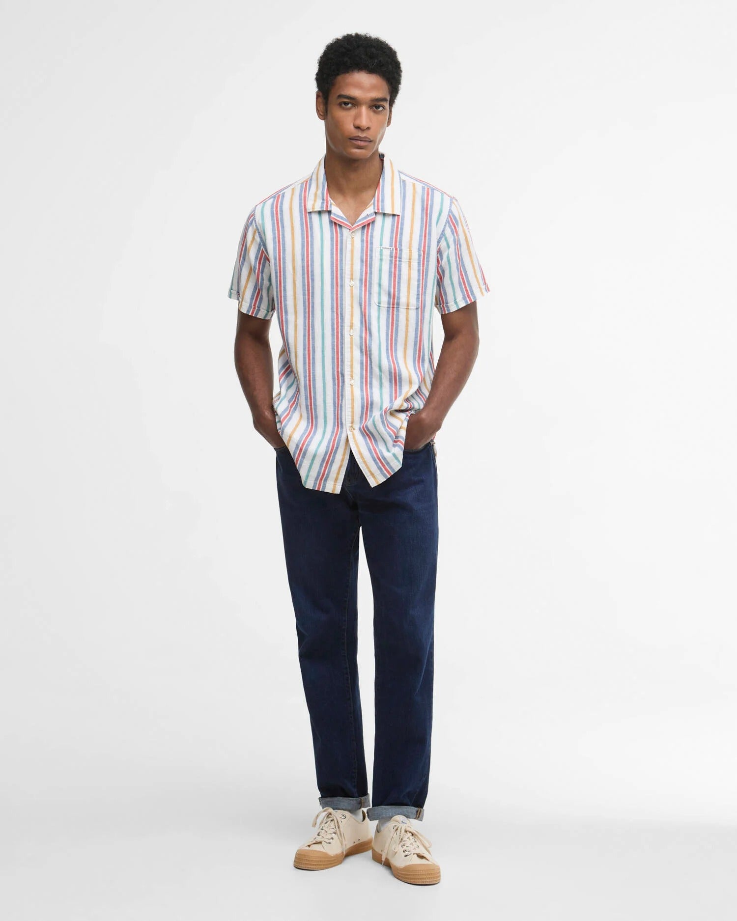 Waterbay Striped Shirt - White