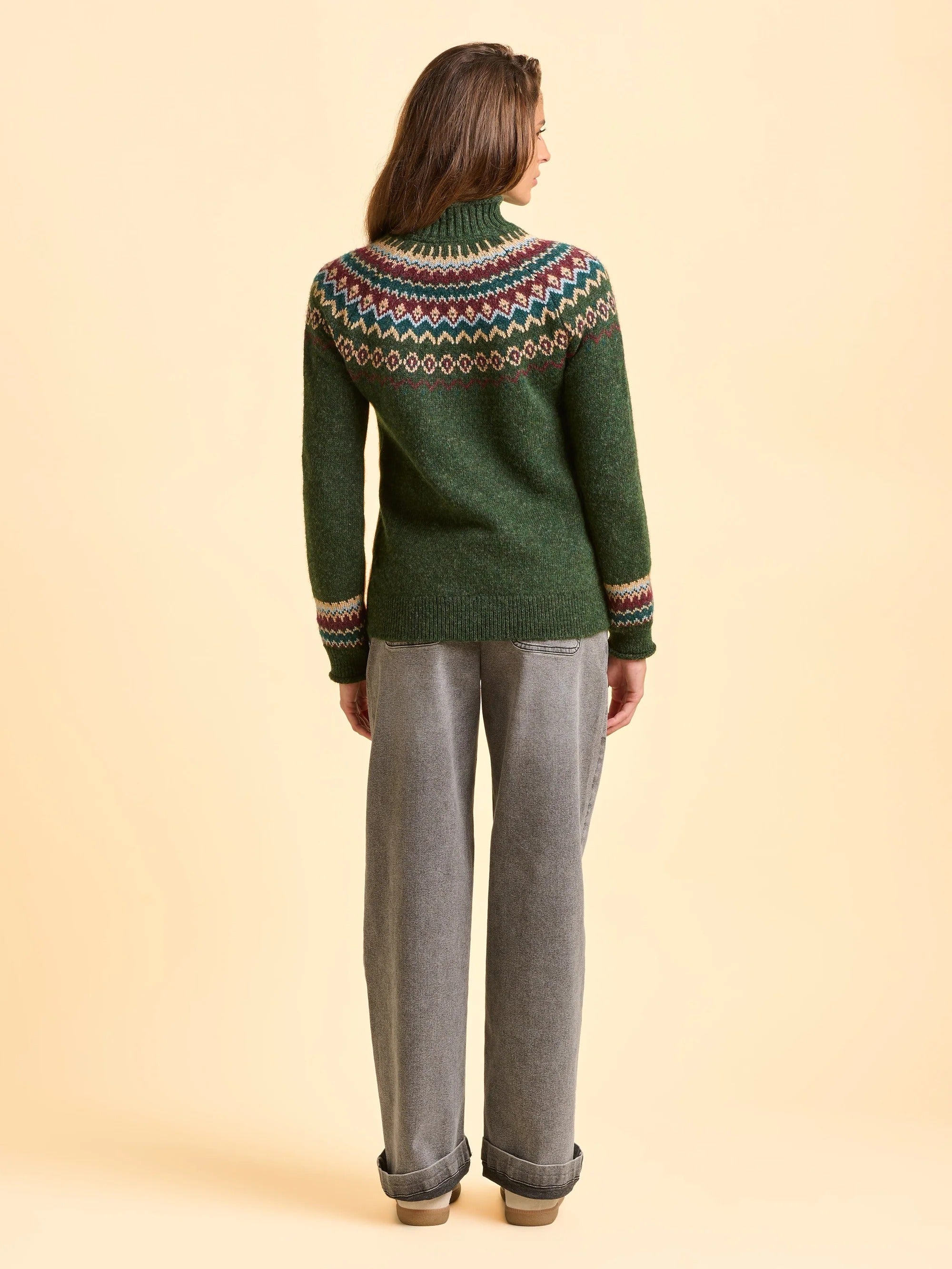 Woodland Fairisle Jumper - Green