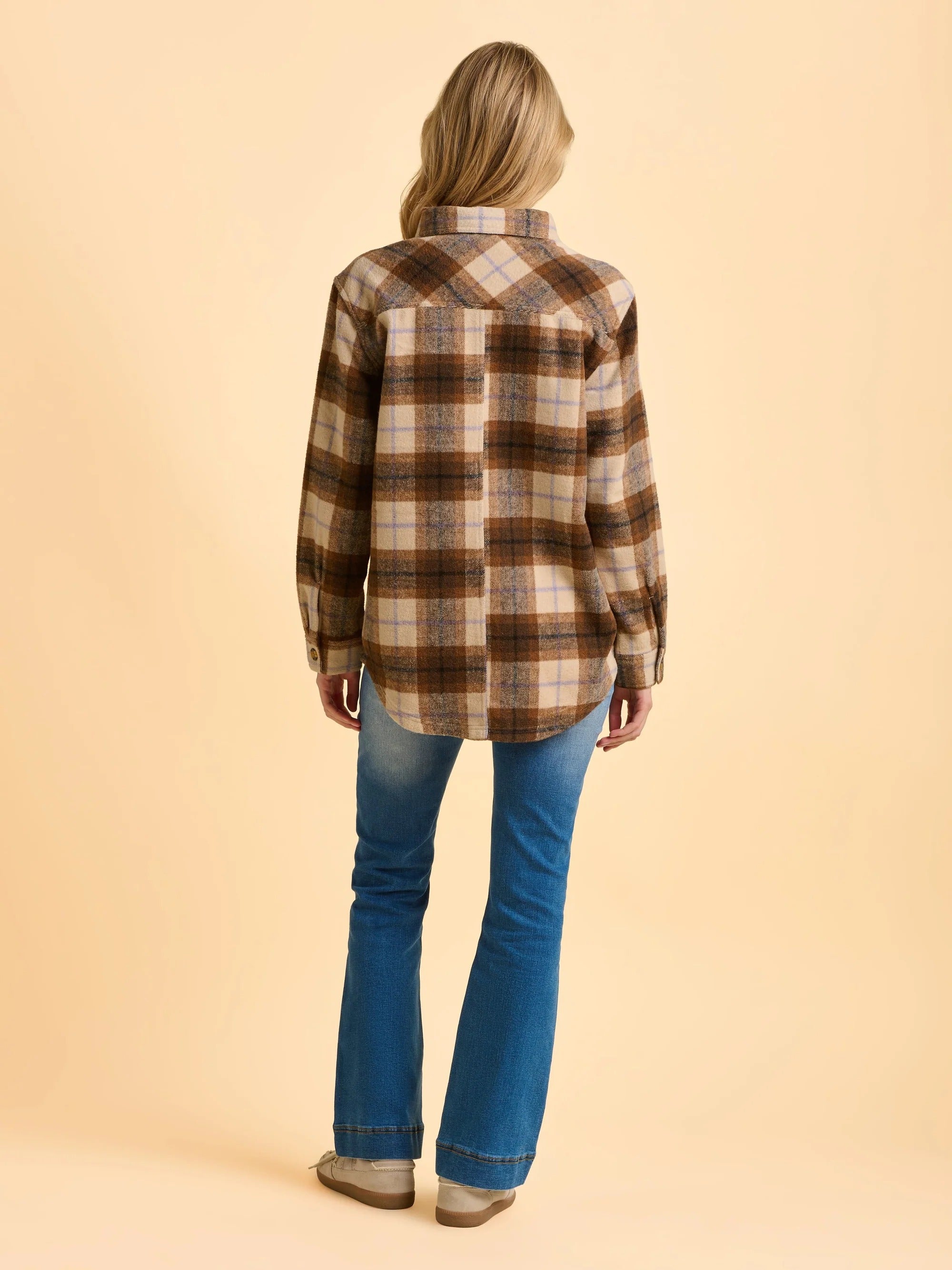 Elowen Shacket - Brown