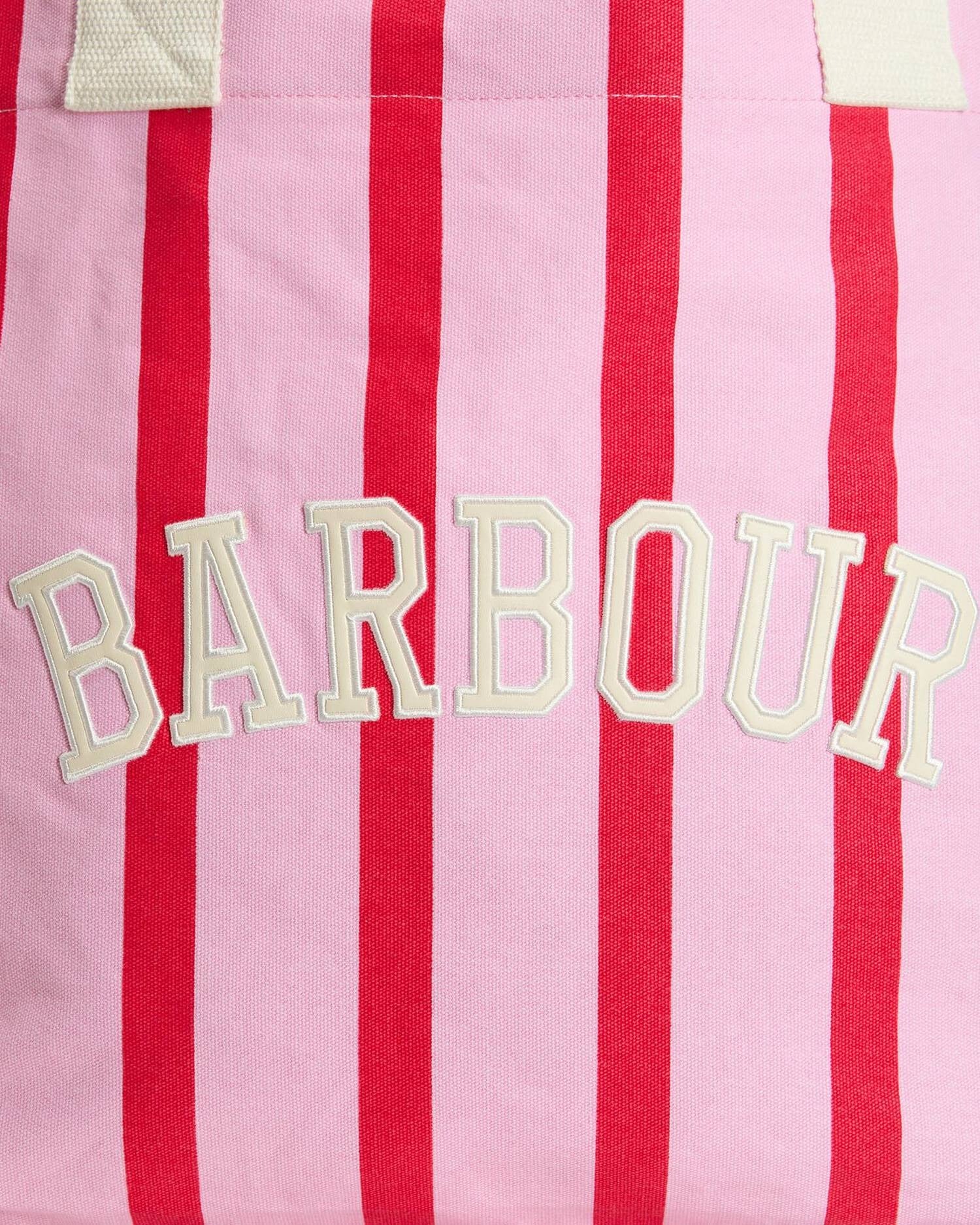 Emily Stripe Tote Bag - Cherry Blossom