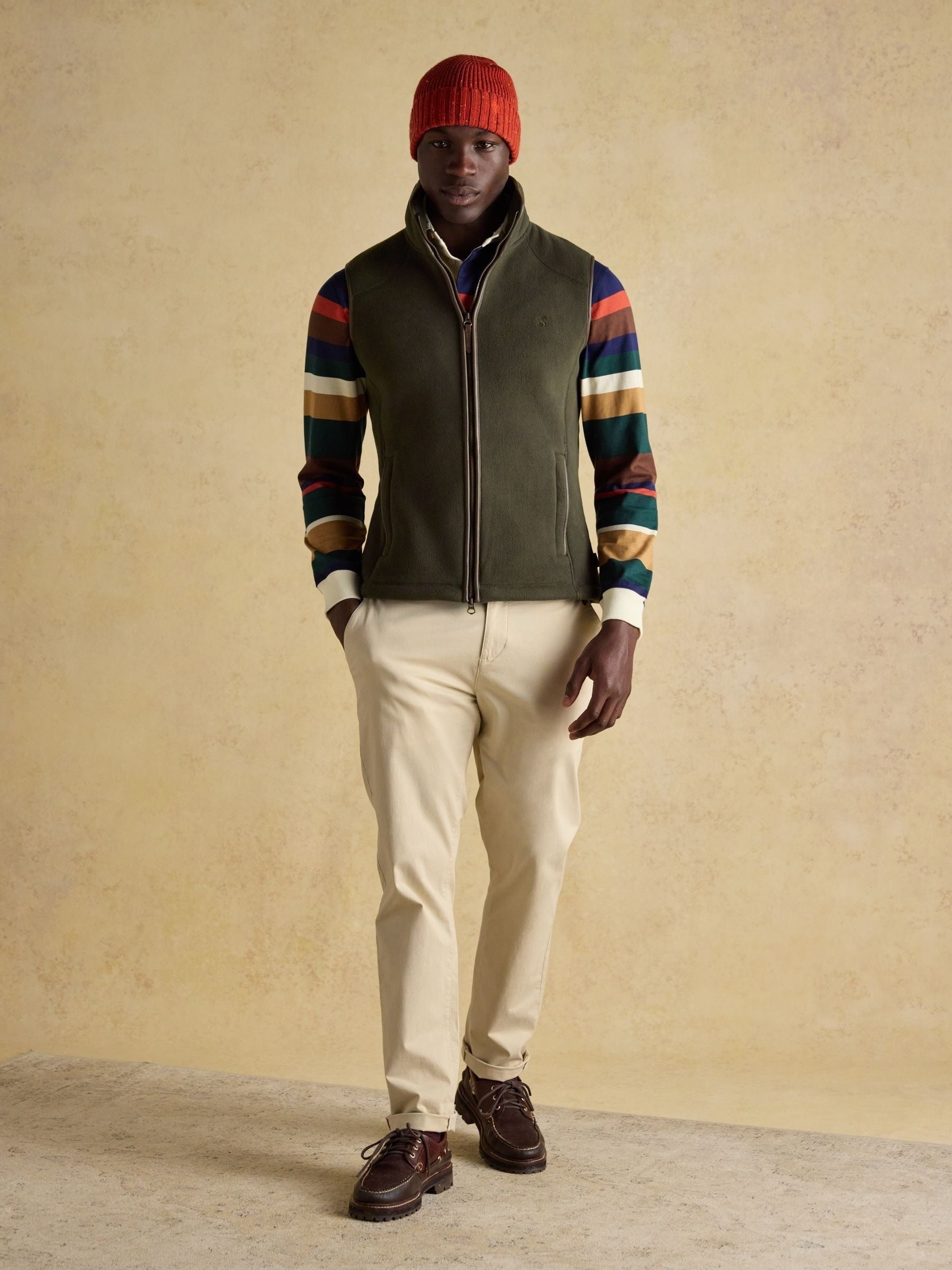 Heritage Fleece Green Gilet
