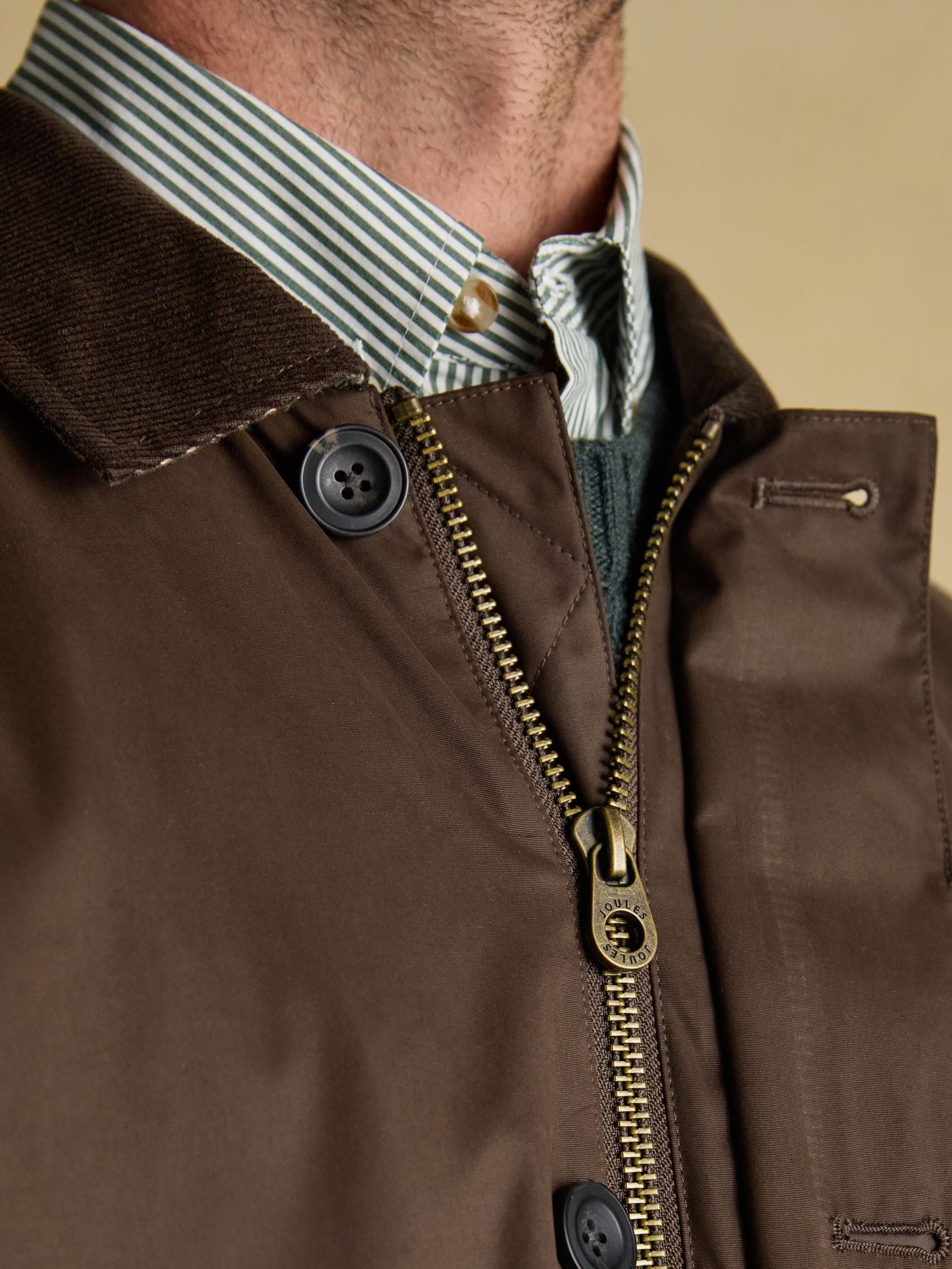 Sandford Brown Waterproof Raincoat