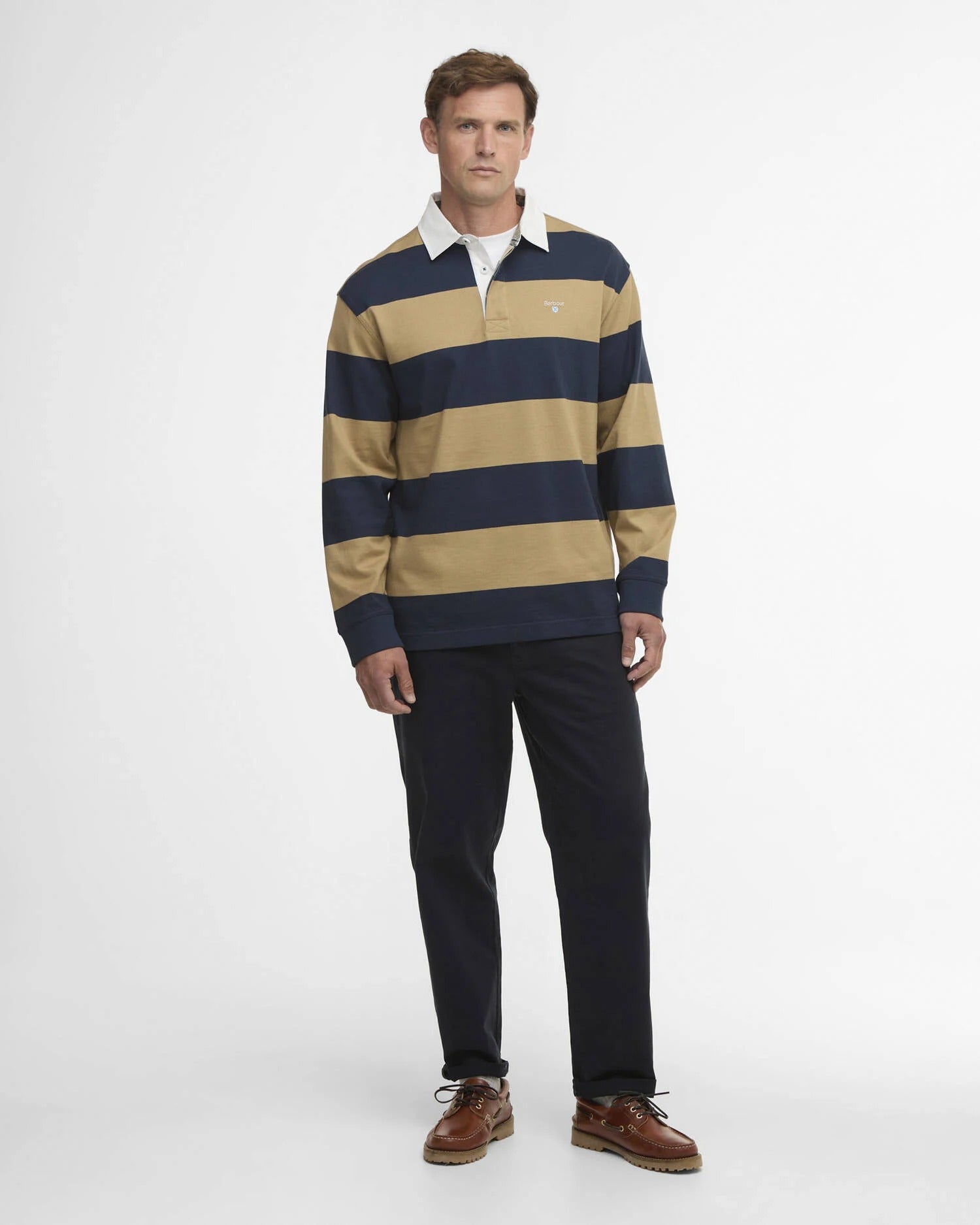 Broome Rugby Shirt - Navy/Trench