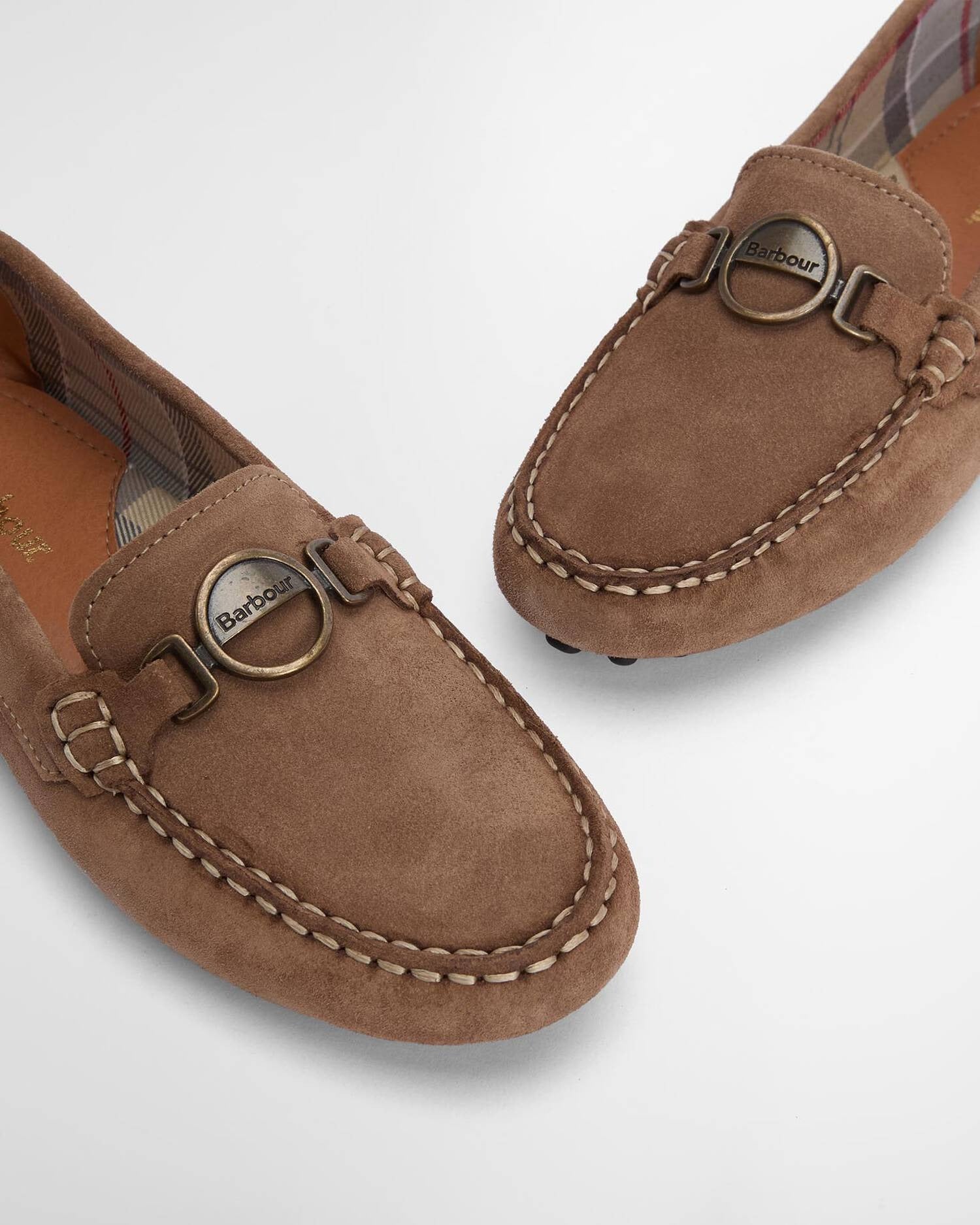 Laire Driving Shoes - Light Trench Suede