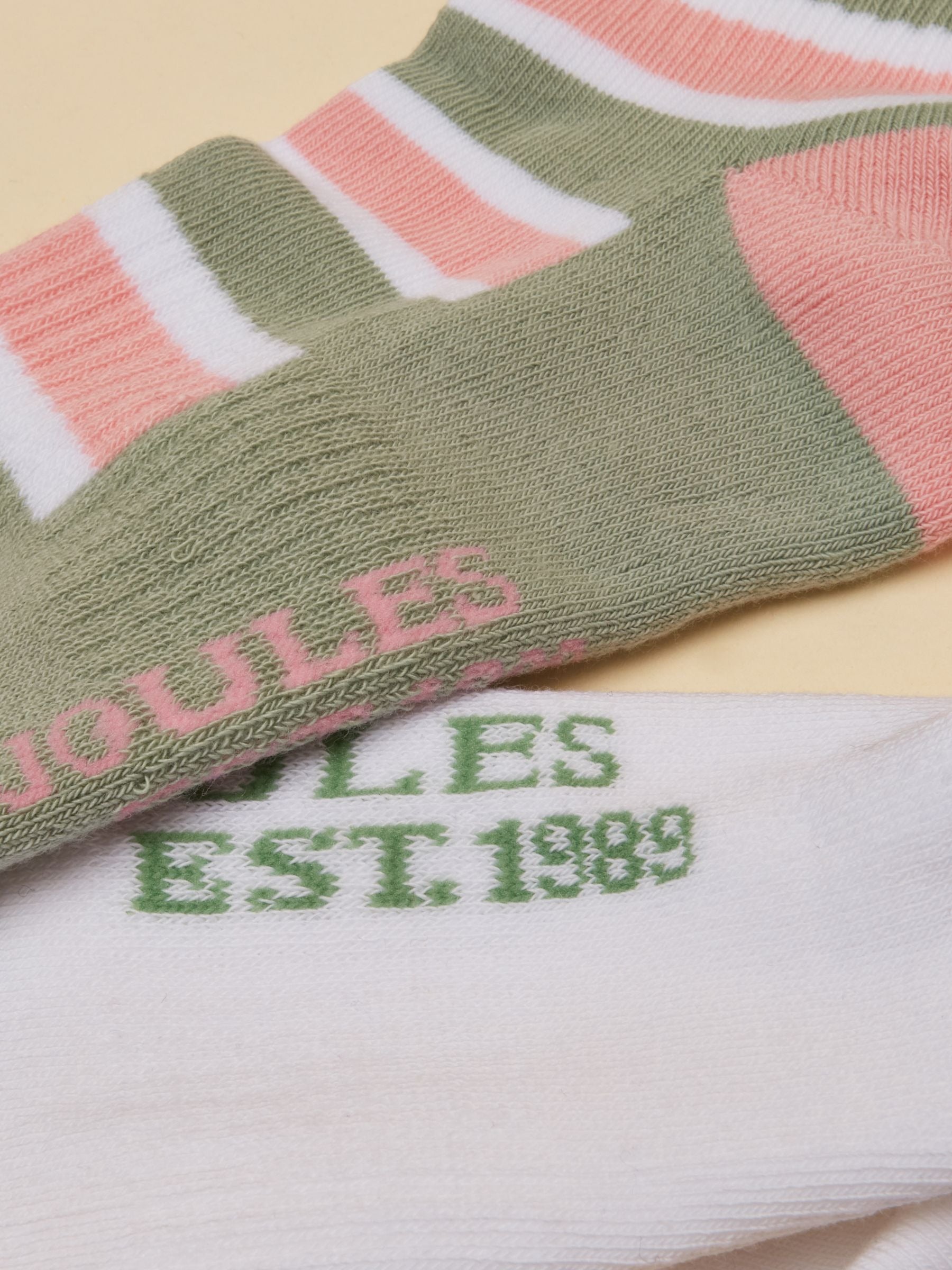 Women's Volley Green Pink Tennis Sock 2 Pack (size 4-8)