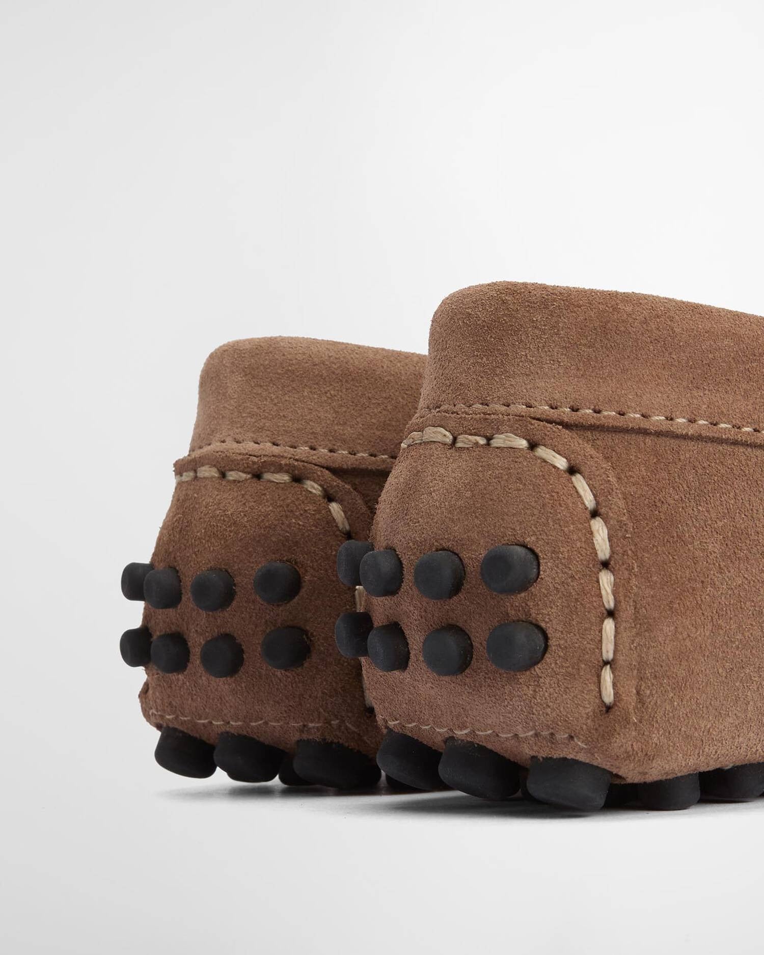 Laire Driving Shoes - Light Trench Suede