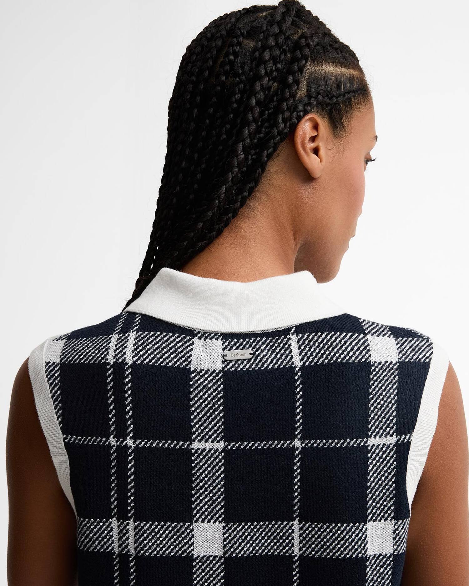 Allerdale Tartan Knitted Vest - Multi Check