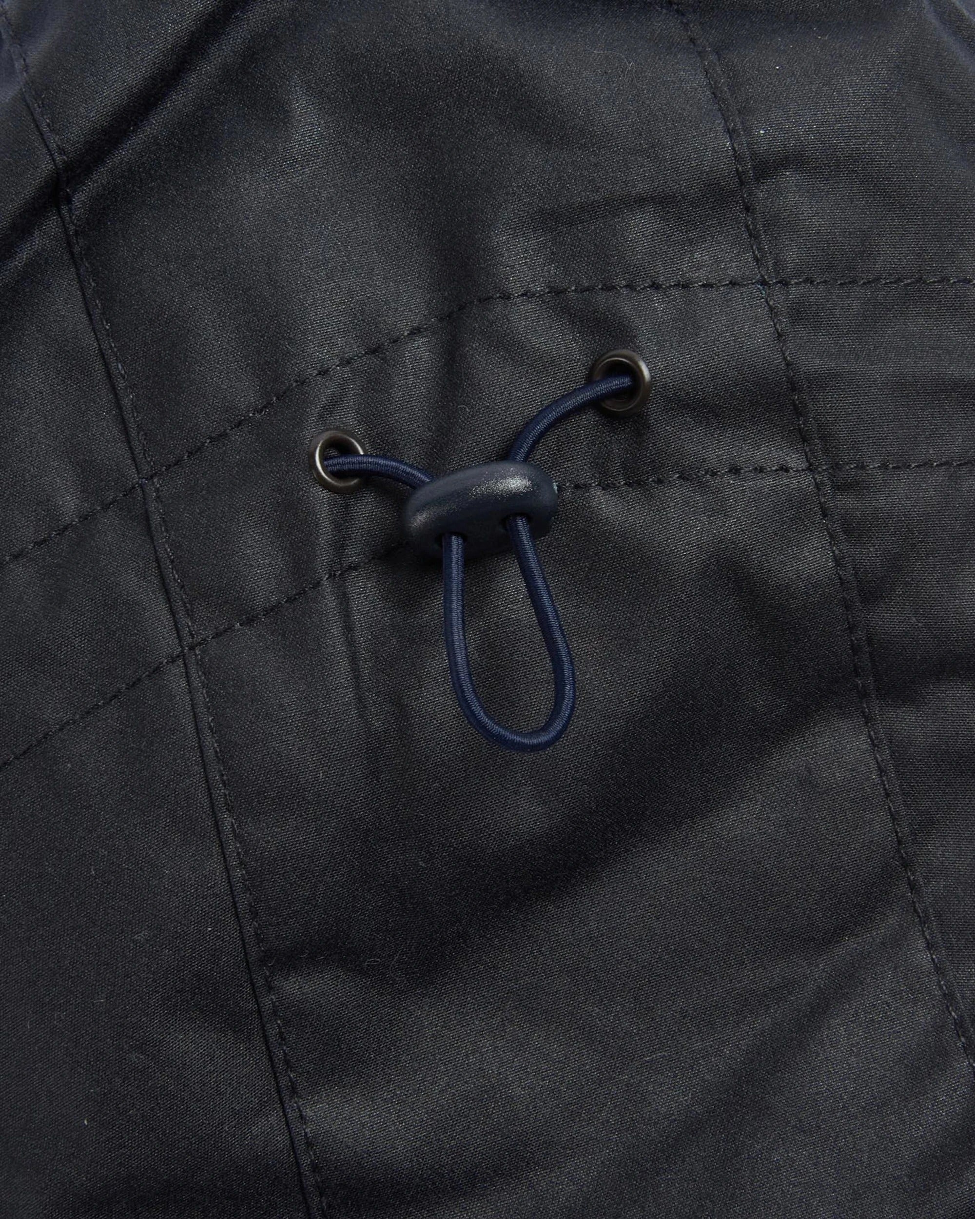 Waxed Storm Hood - Navy