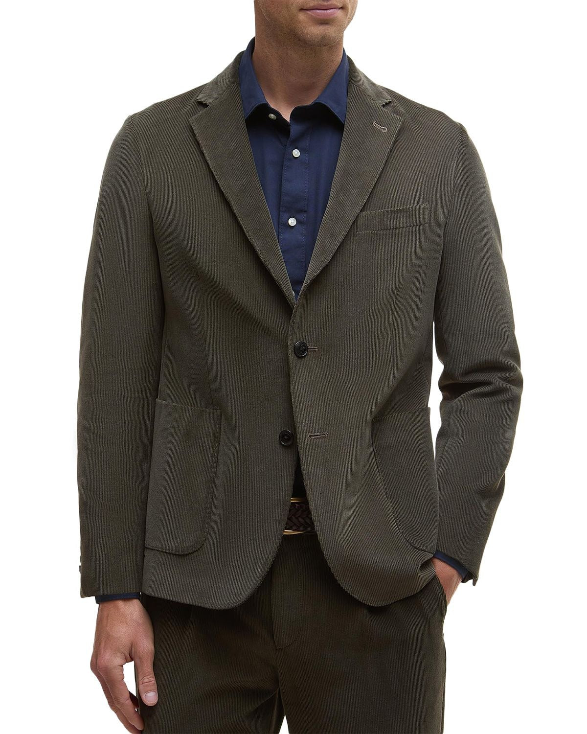 Wallington Cord Blazer - Olive
