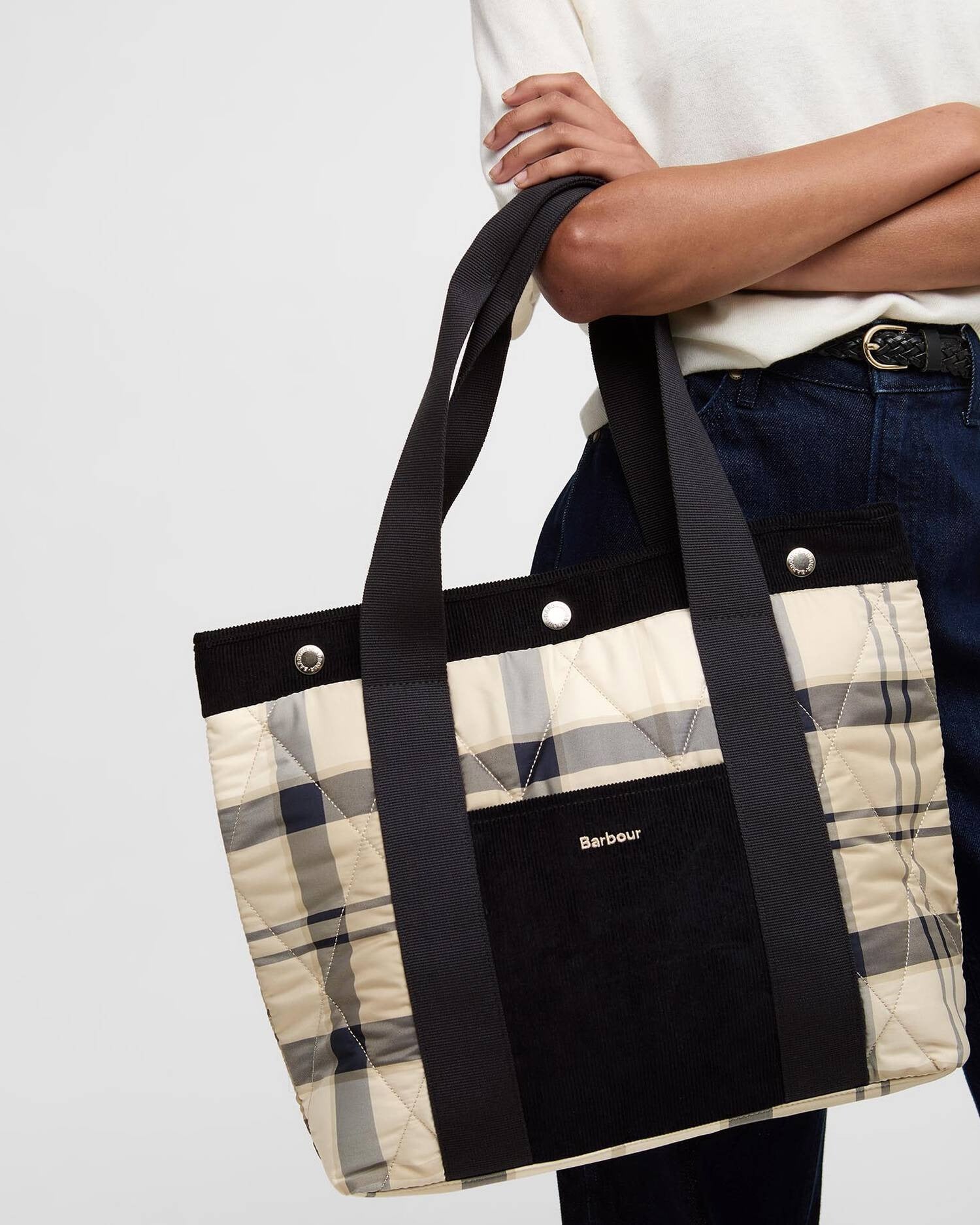 Healy Quilted Tote Bag - Dress Indigo