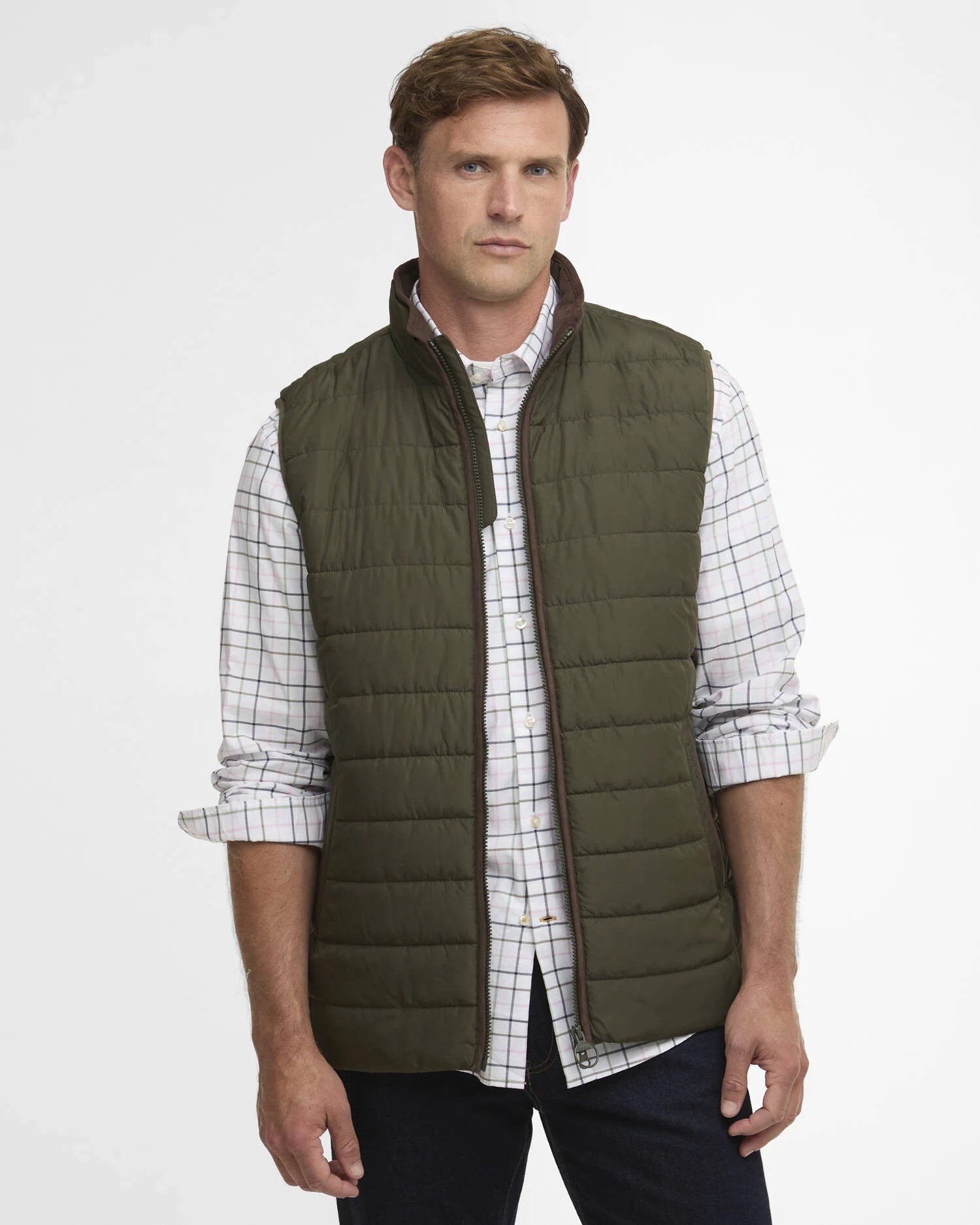Broughton Quilted Gilet - Deep Olive
