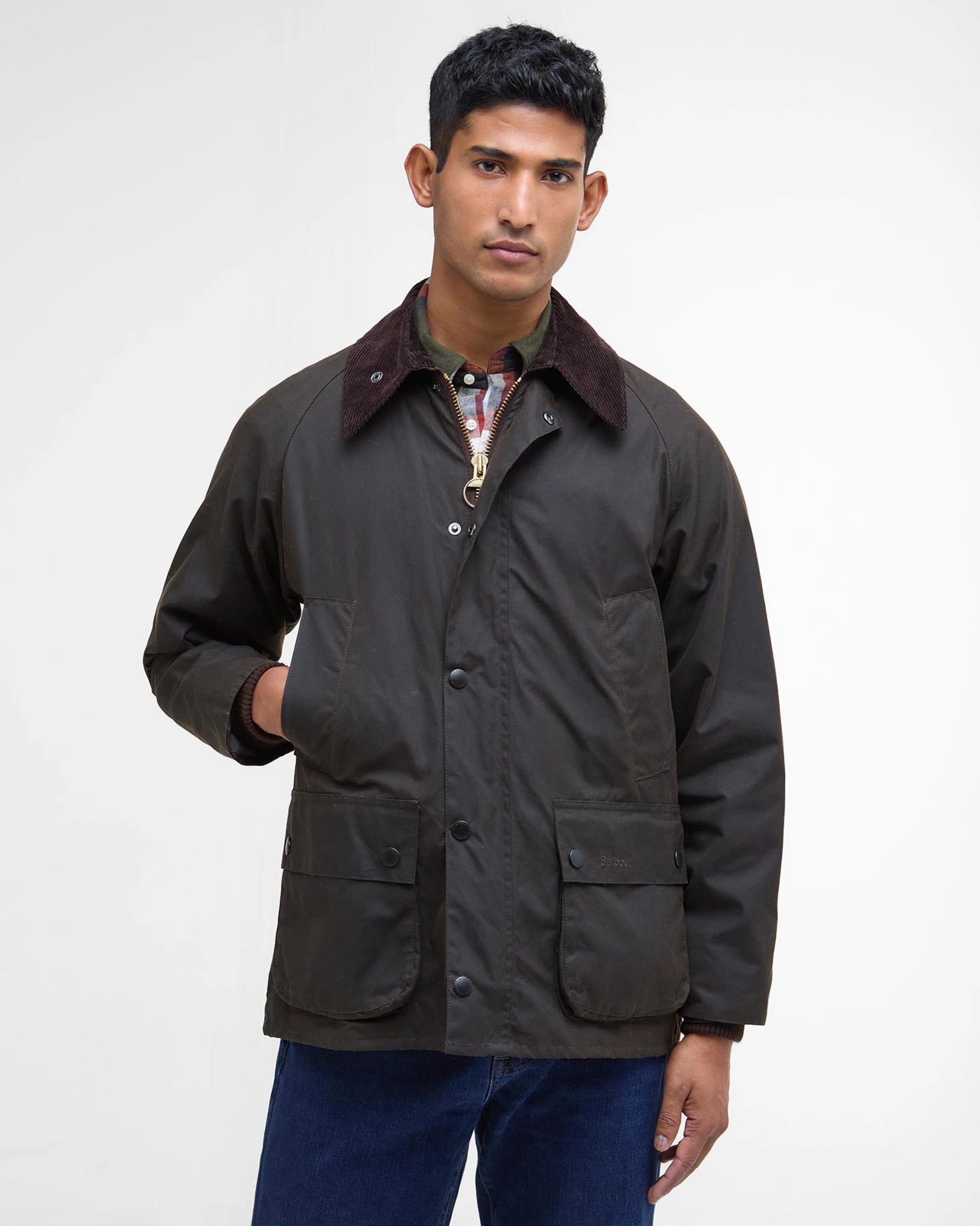 Classic Bedale Waxed Jacket - Olive