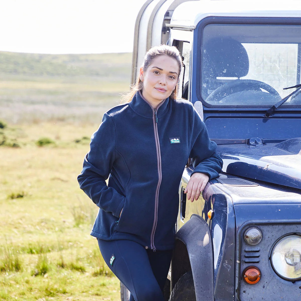 Women's Brenna Fleece Jacket - Navy