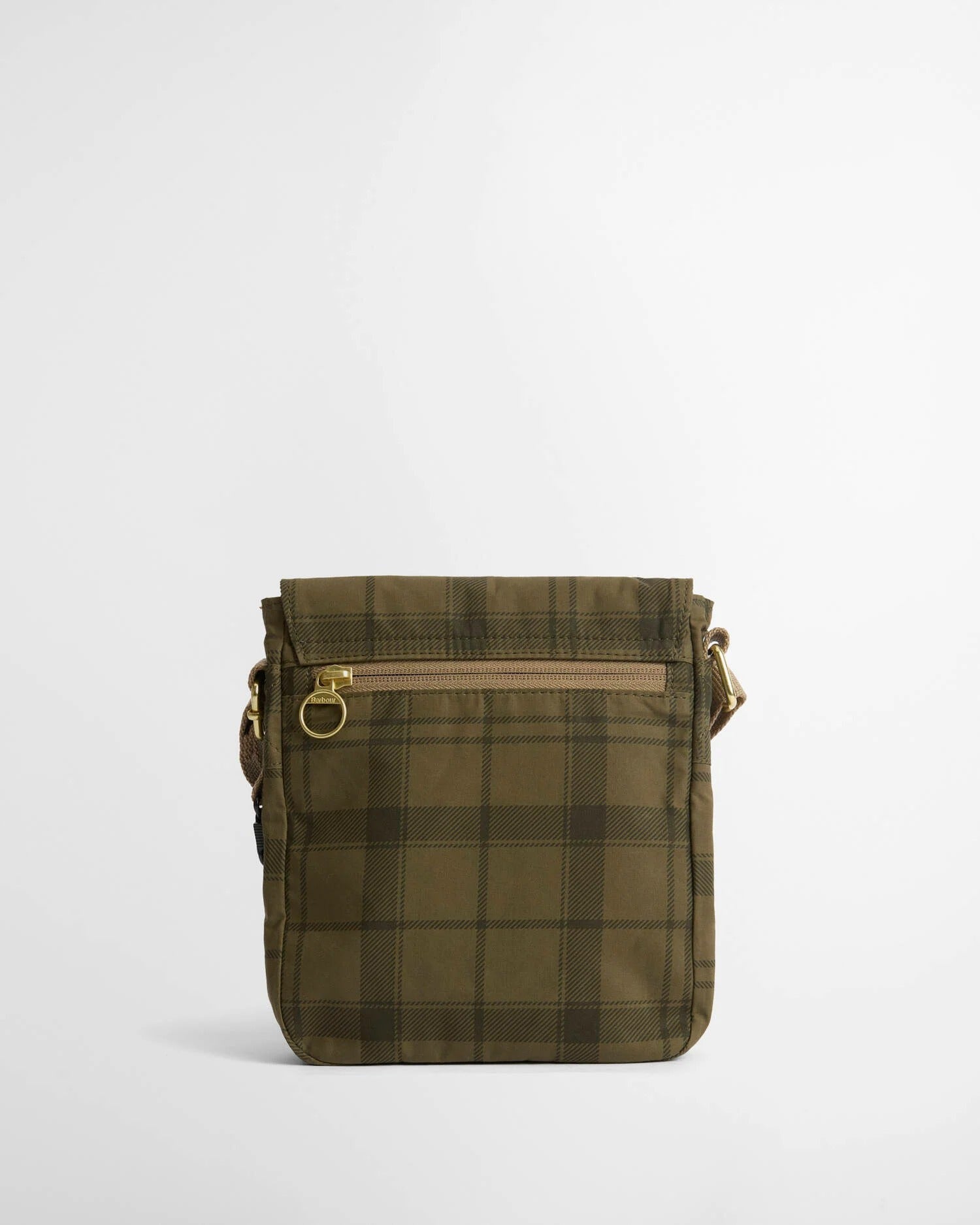 Transport Crossbody Bag - Dusky Green Tartan