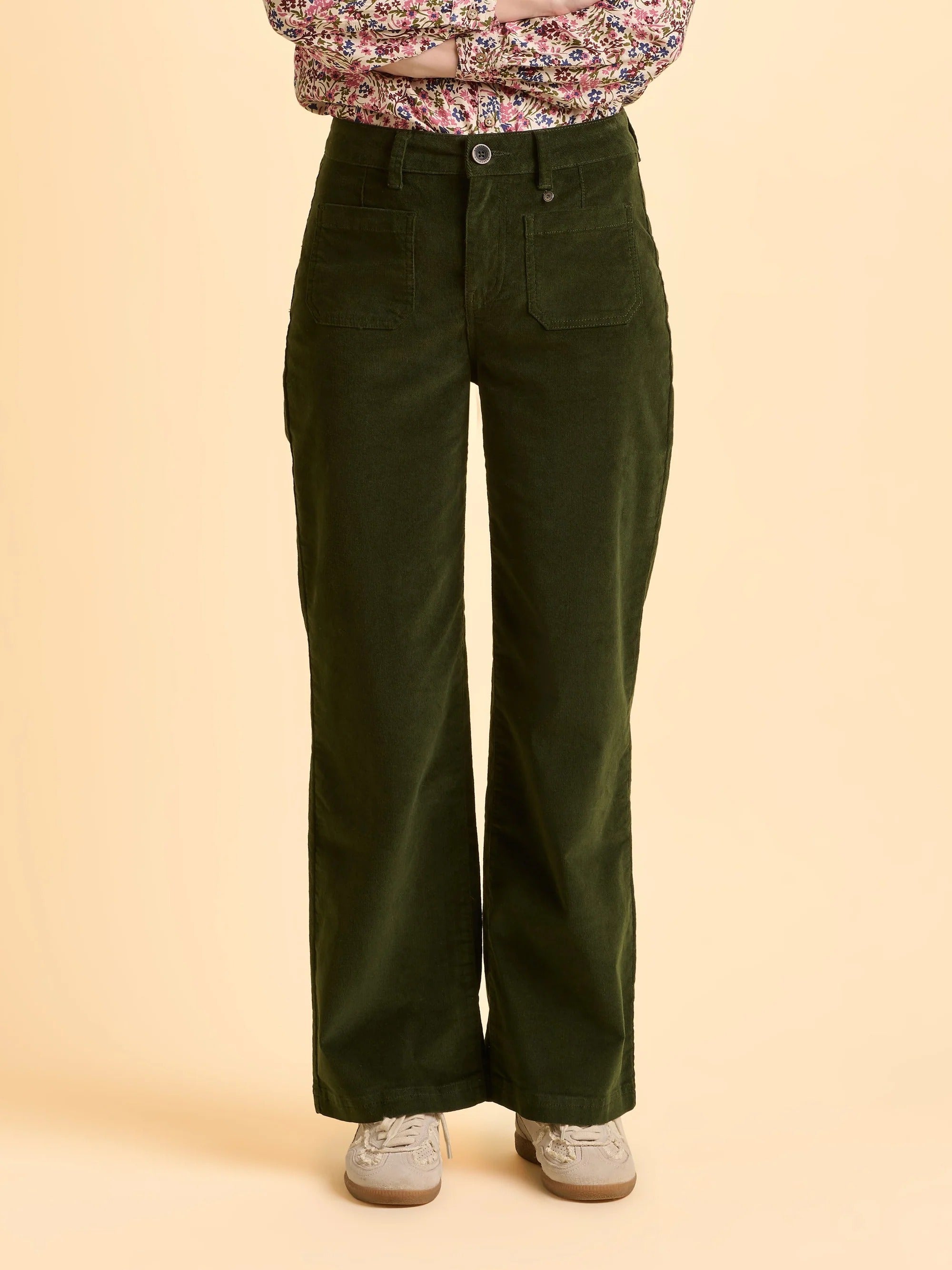 Jora Cord Trouser - Green