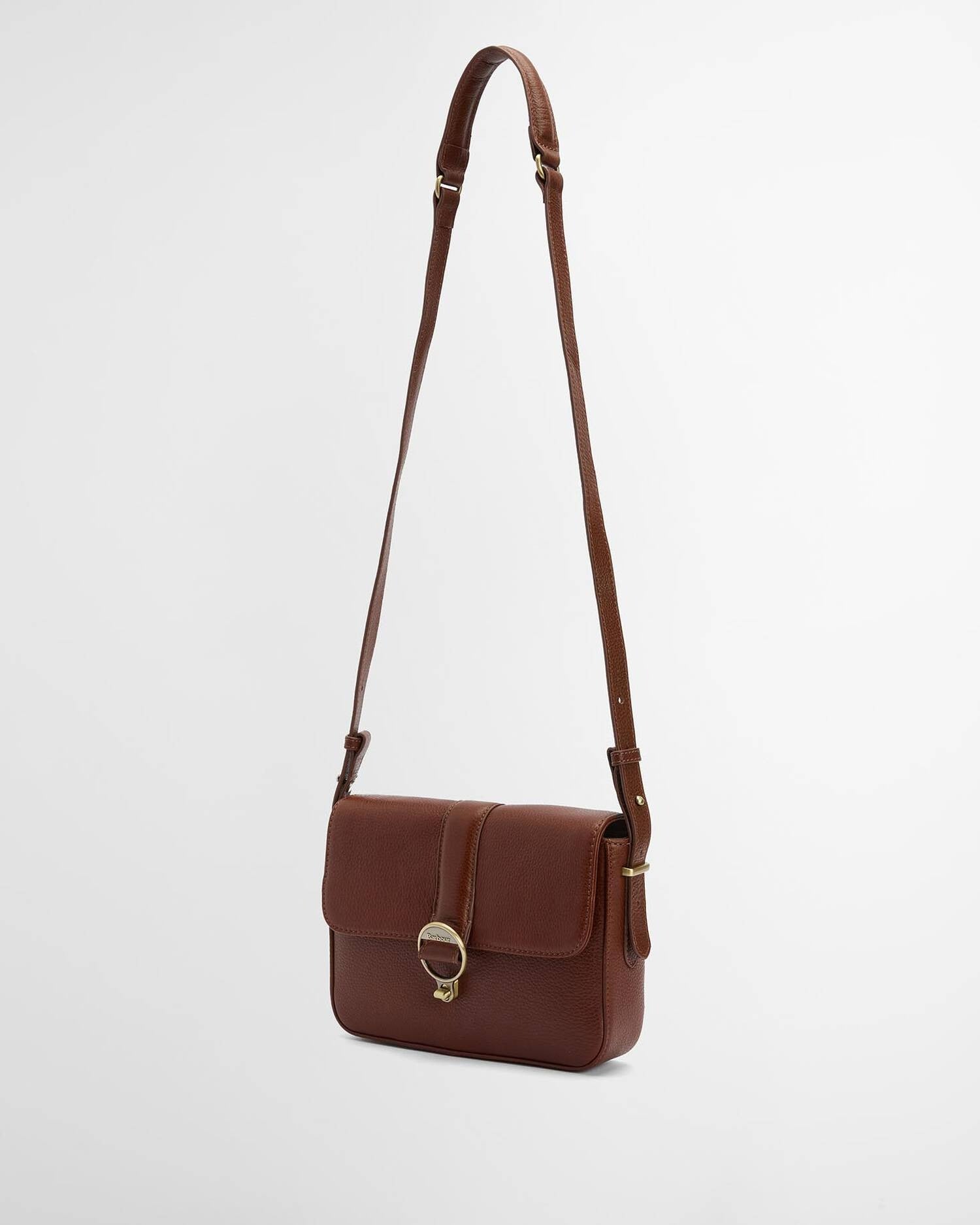 Rosa Leather Crossbody Bag - Brown