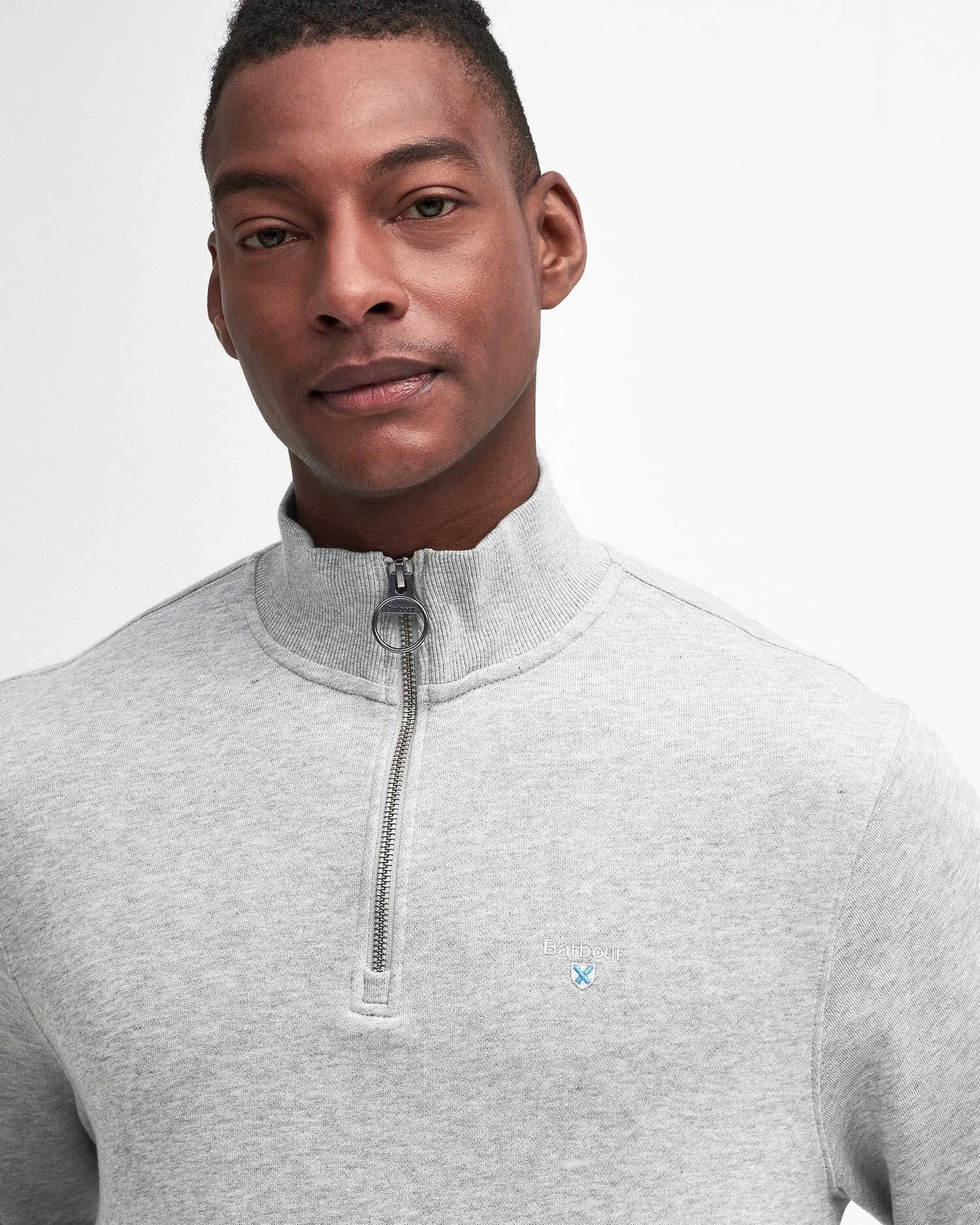 Beckhill Quarter-Zip Sweatshirt - Grey Marl