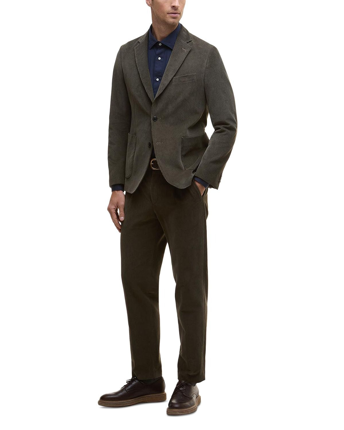 Wallington Cord Blazer - Olive