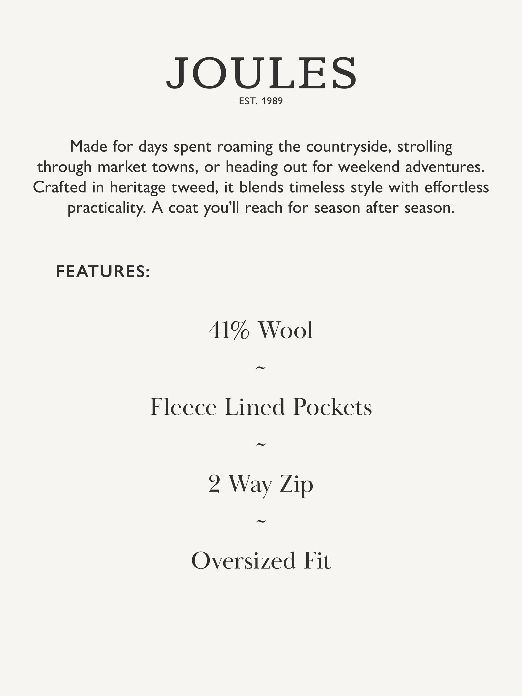 Contemporary Brown Check Tweed Fieldcoat