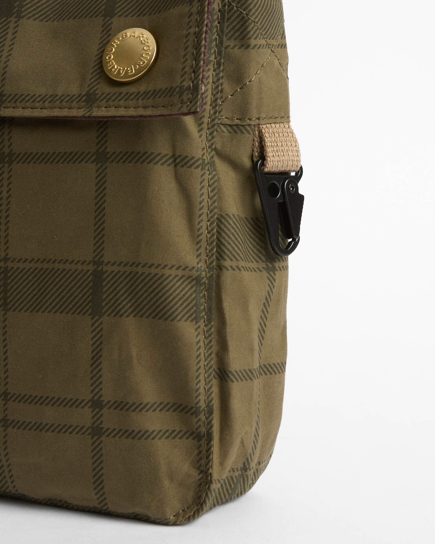 Transport Crossbody Bag - Dusky Green Tartan