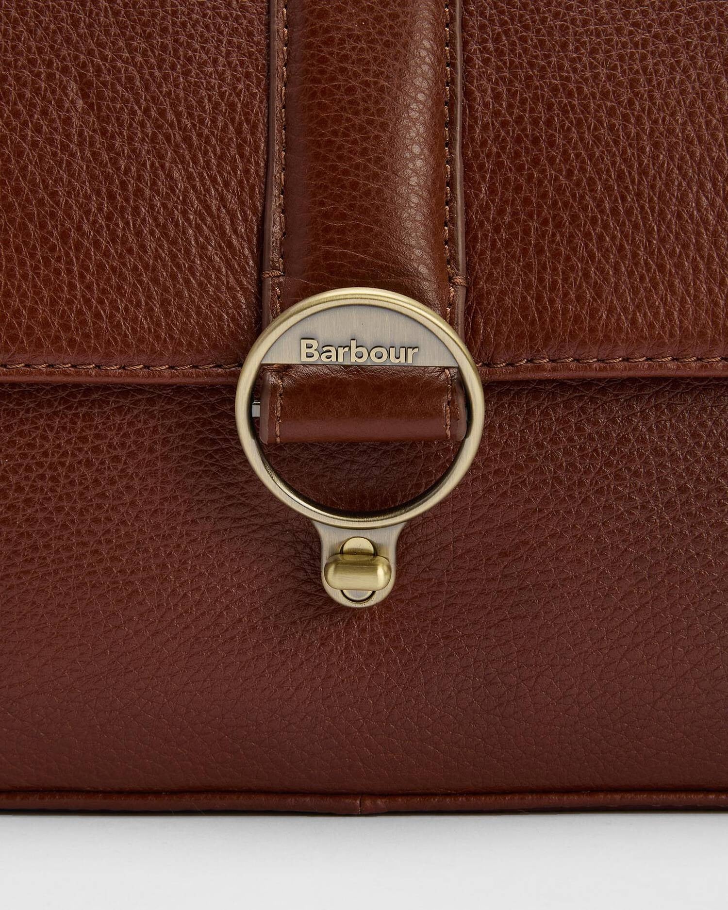 Rosa Leather Crossbody Bag - Brown