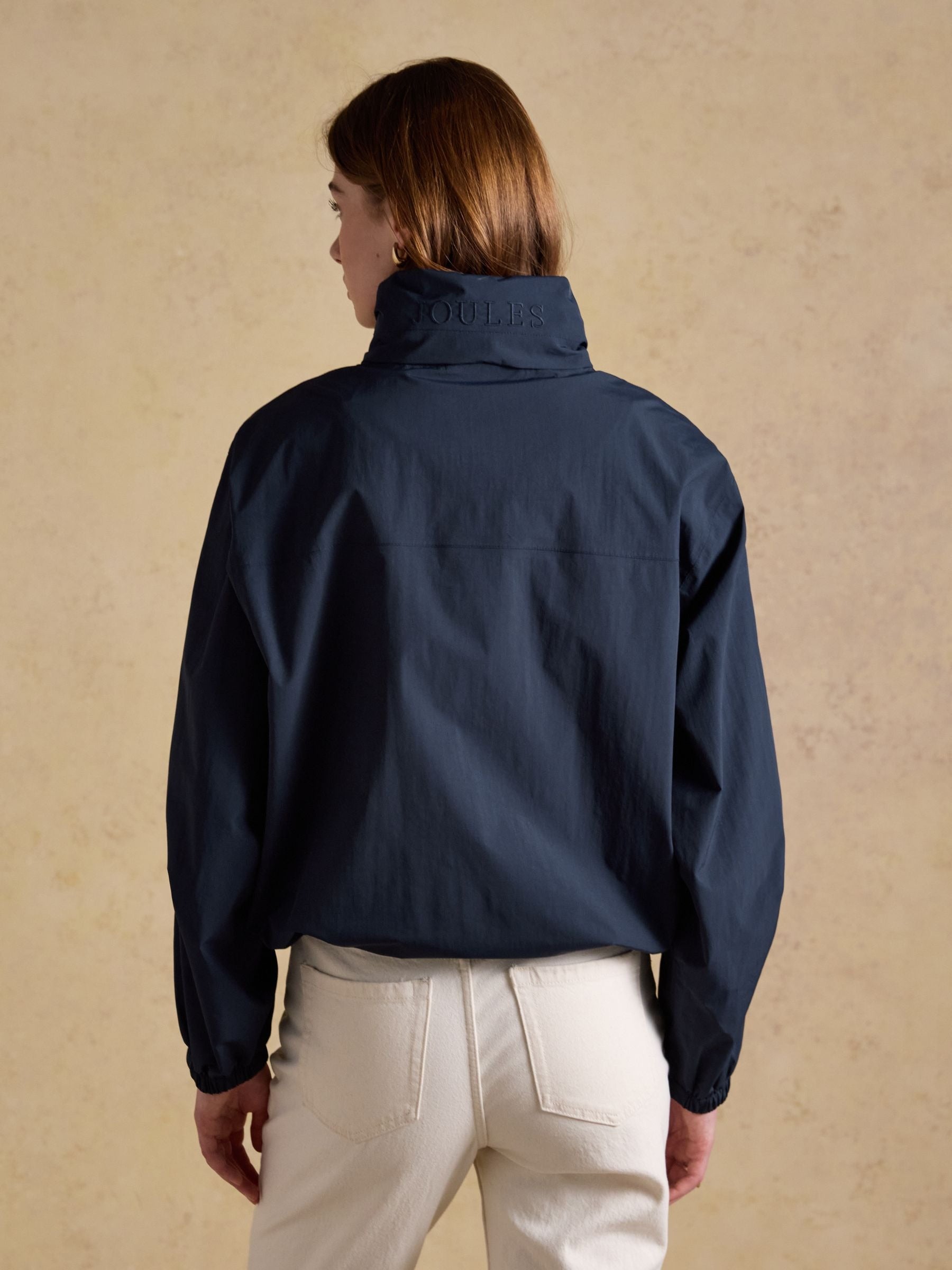 Hove Navy Waterproof Windbreaker Jacket